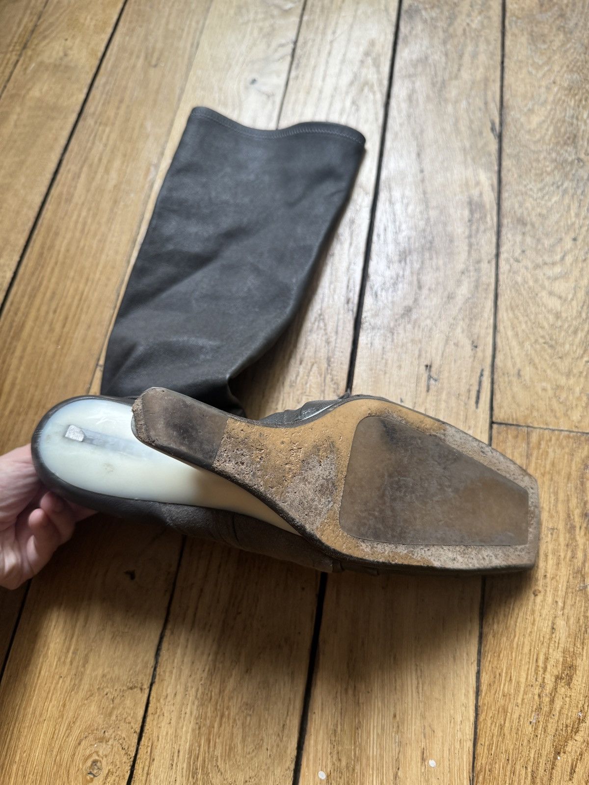 Rick Owens RICK OWENS FALL / WINTER 2018 CANTILEVERED BOOTS Size US 7 / IT 37 - 3 Thumbnail
