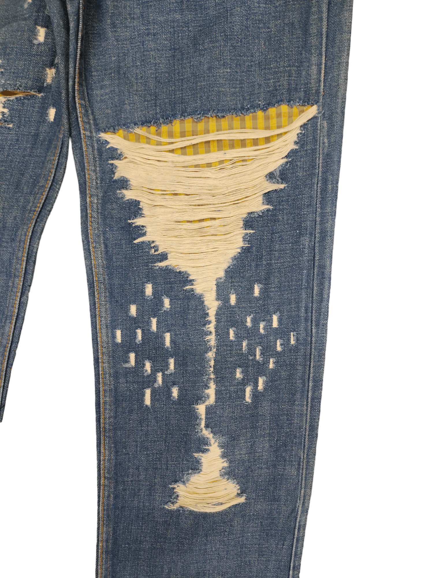 Levi's Vintage 80s Levis 505 Distressed Denim Jeans No#8 Size US 30 / EU 46 - 5 Thumbnail