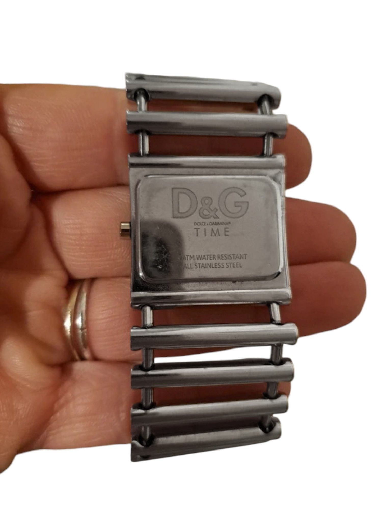 Dolce & Gabbana D&G Ladder-Link Stainless Steel Bracelet Watch, Early 2000s Size ONE SIZE - 4 Thumbnail