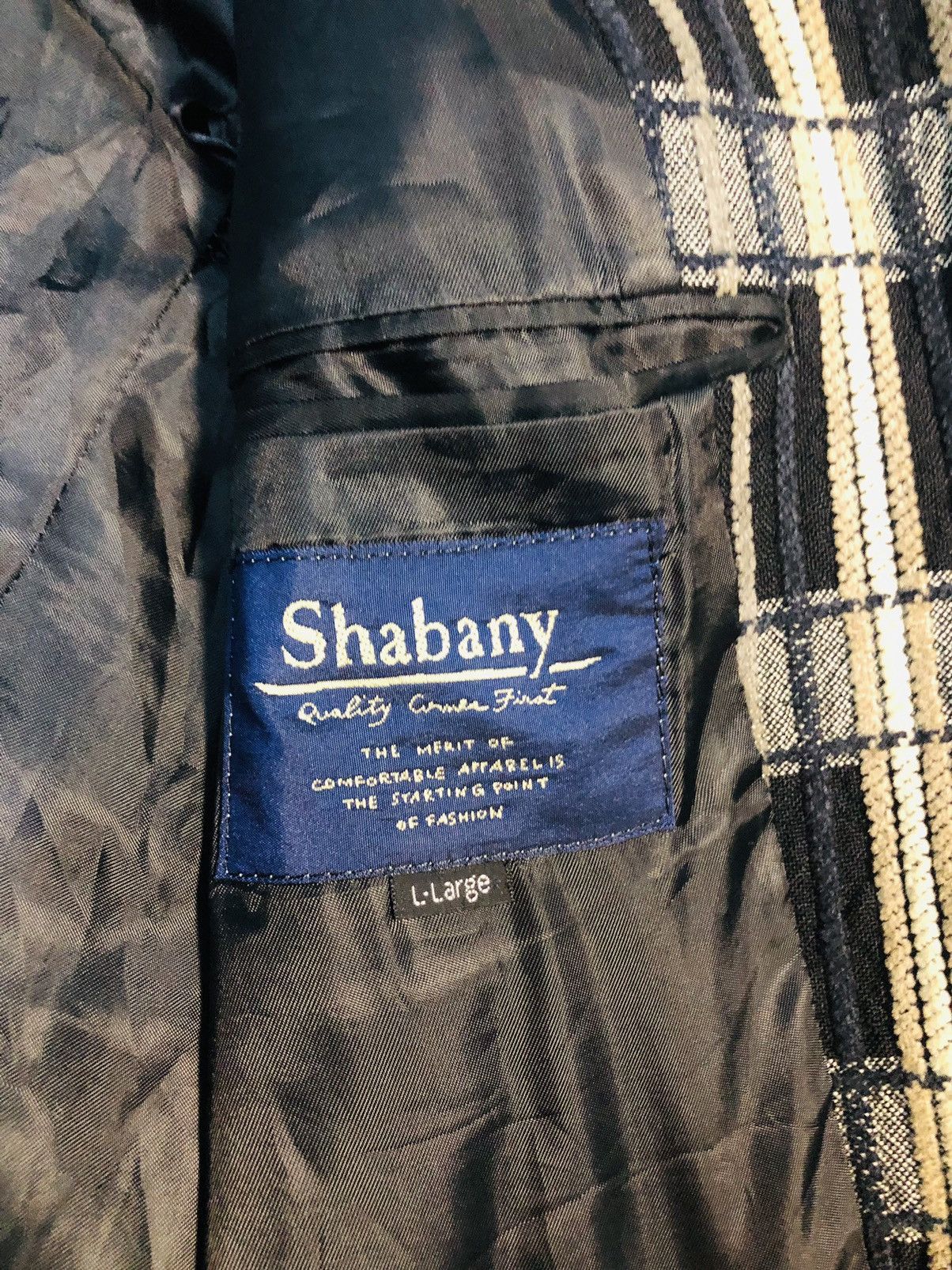 Japanese Brand Shabany Jacket Coat Button (24) Size US L / EU 52-54 / 3 - 10 Thumbnail