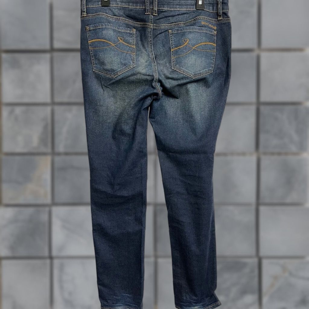 DKNY DKNY Jeans Skinny Jeans Women Size 10 Dark Blue Denim Low Rise Cotton Blend Casual Size 24" / US 00 / IT 34 - 1 Thumbnail