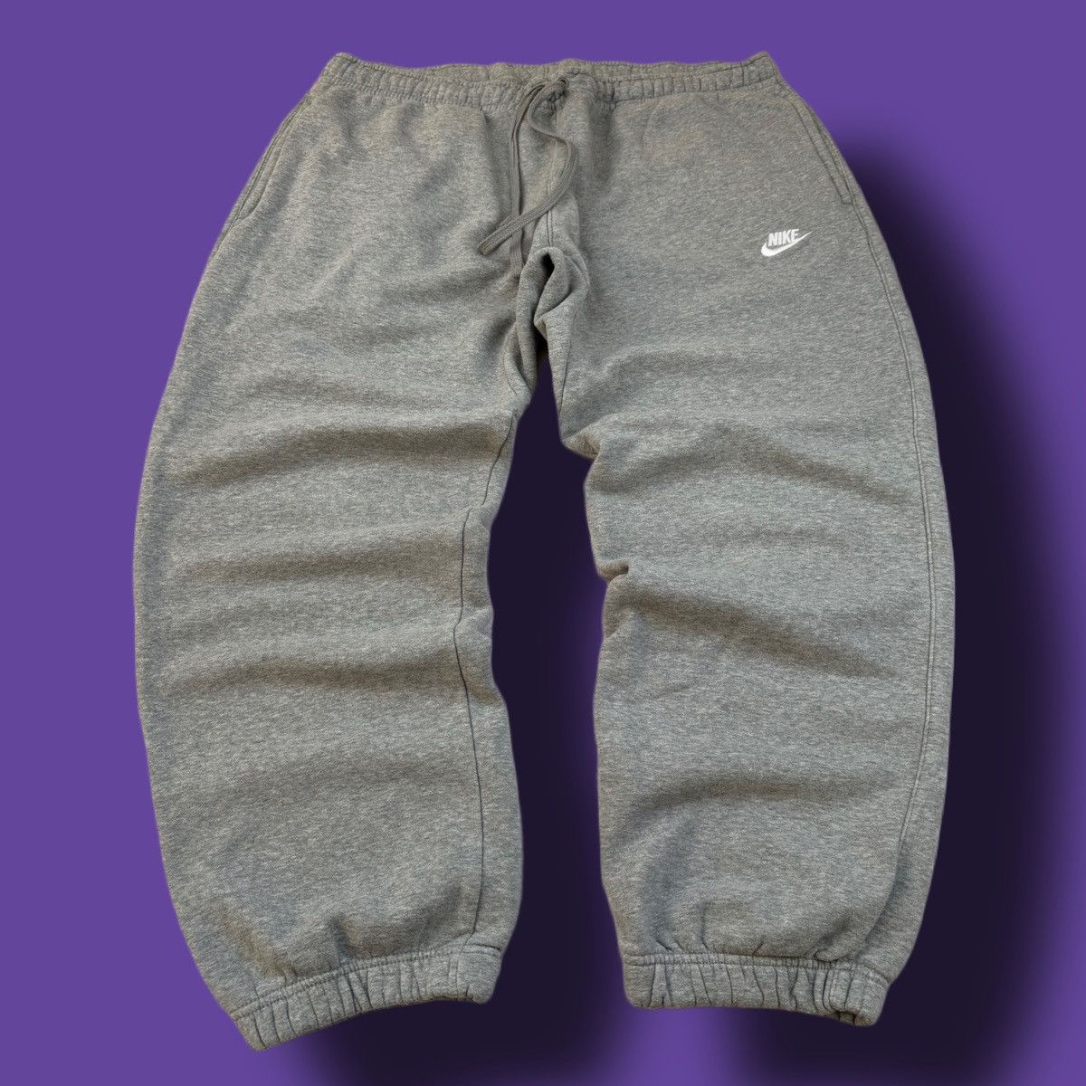 Nike × Vintage NIKE VINTAGE BASIC LOGO OVERSIZE BAGGY PANTS Size US 34 / EU 50 - 1 Thumbnail