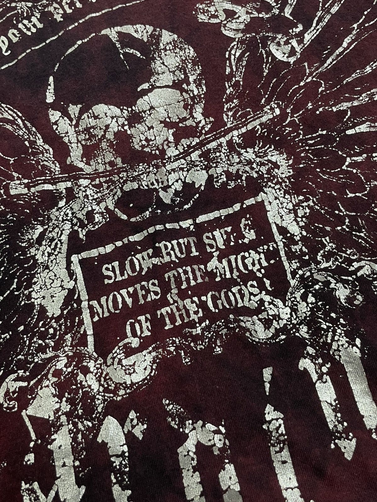Affliction Bernings Sho Affliction Layer Y2K Gothic Bleach Effect Tee Size US L / EU 52-54 / 3 - 10 Thumbnail