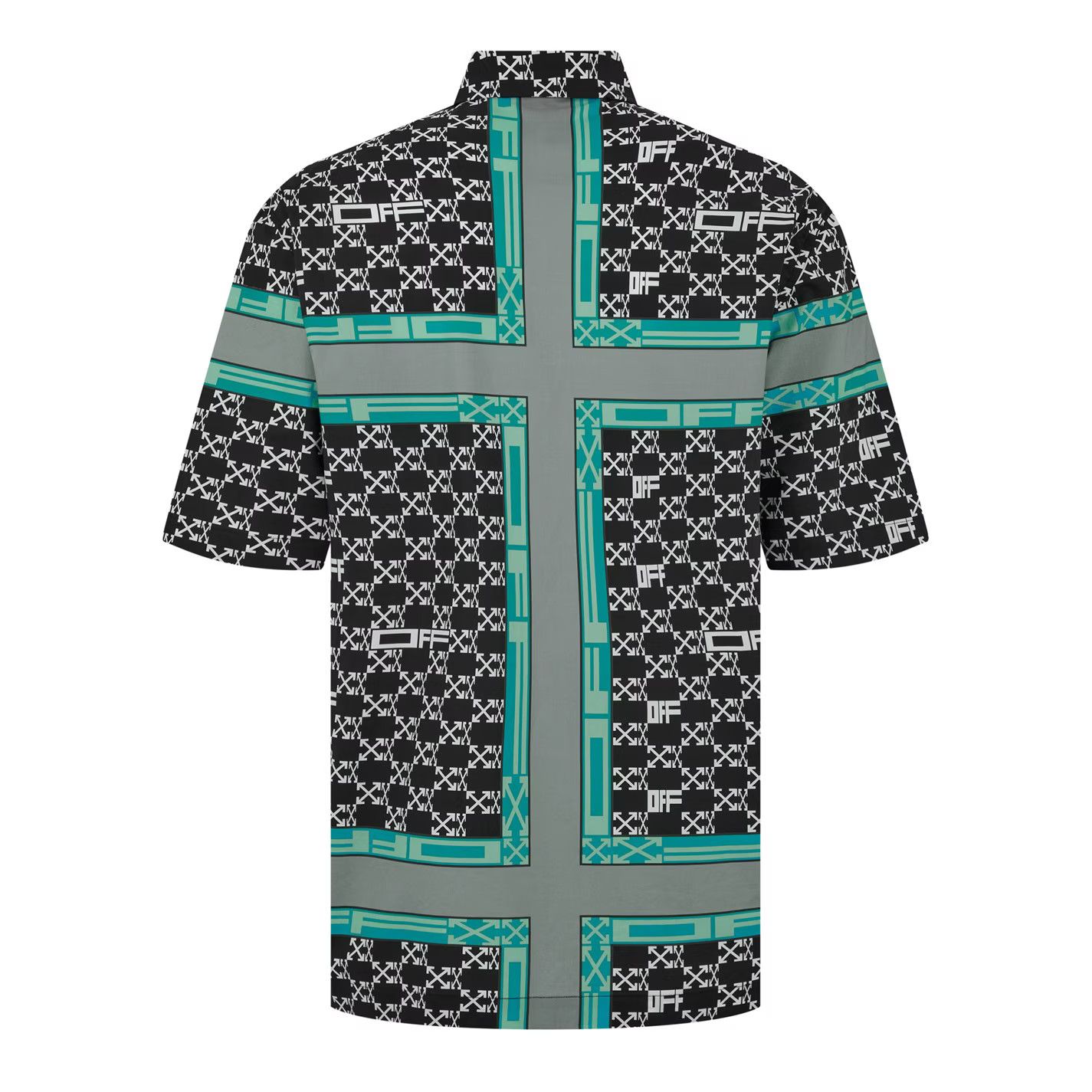 Off-White o1g2r1mq0326 Monogram Stripe Shirt in Multicolor Size US XS / EU 42 / 0 - 2 Thumbnail