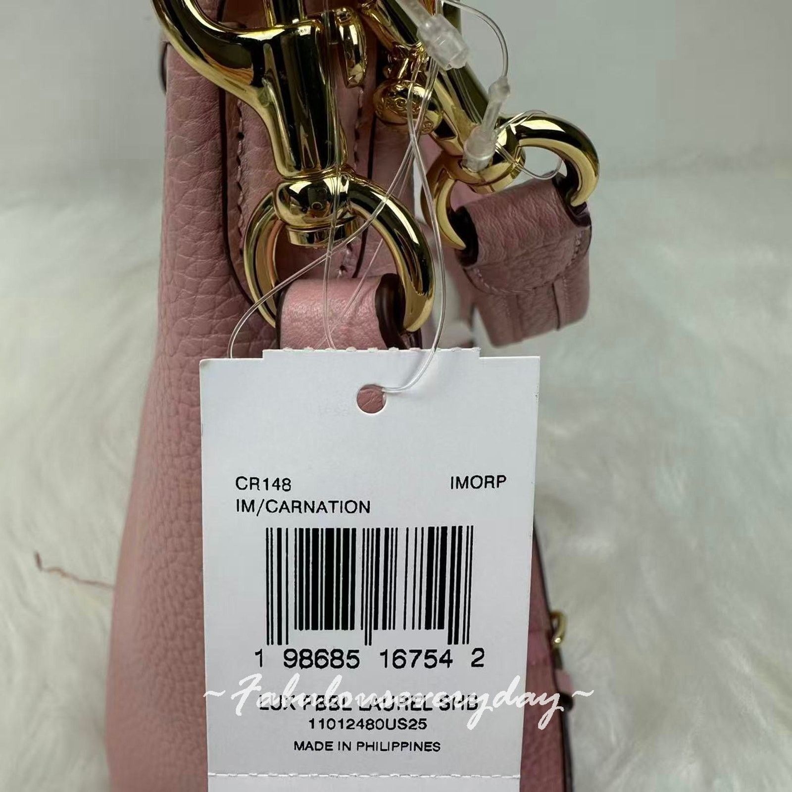 Coach Coach Laurel Shoulder Bag Crossbody Leather CR148 Pink NWT Size ONE SIZE - 6 Thumbnail
