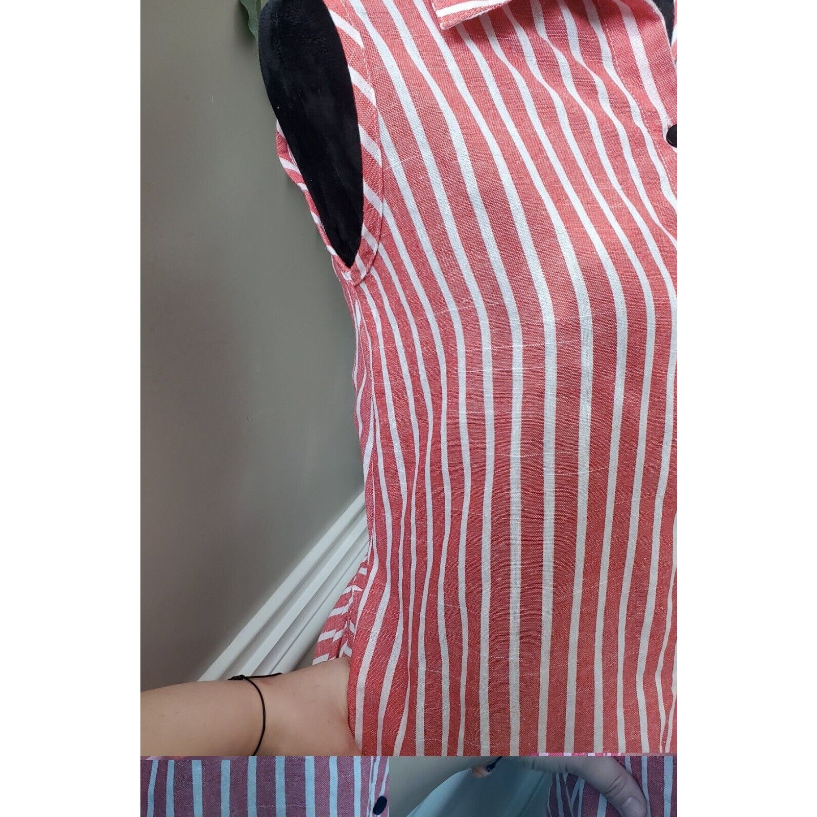 Other Pitzy Shop Collared Sleeveless Button Front Shirt Dress M Size M / US 6-8 / IT 42-44 - 6 Thumbnail