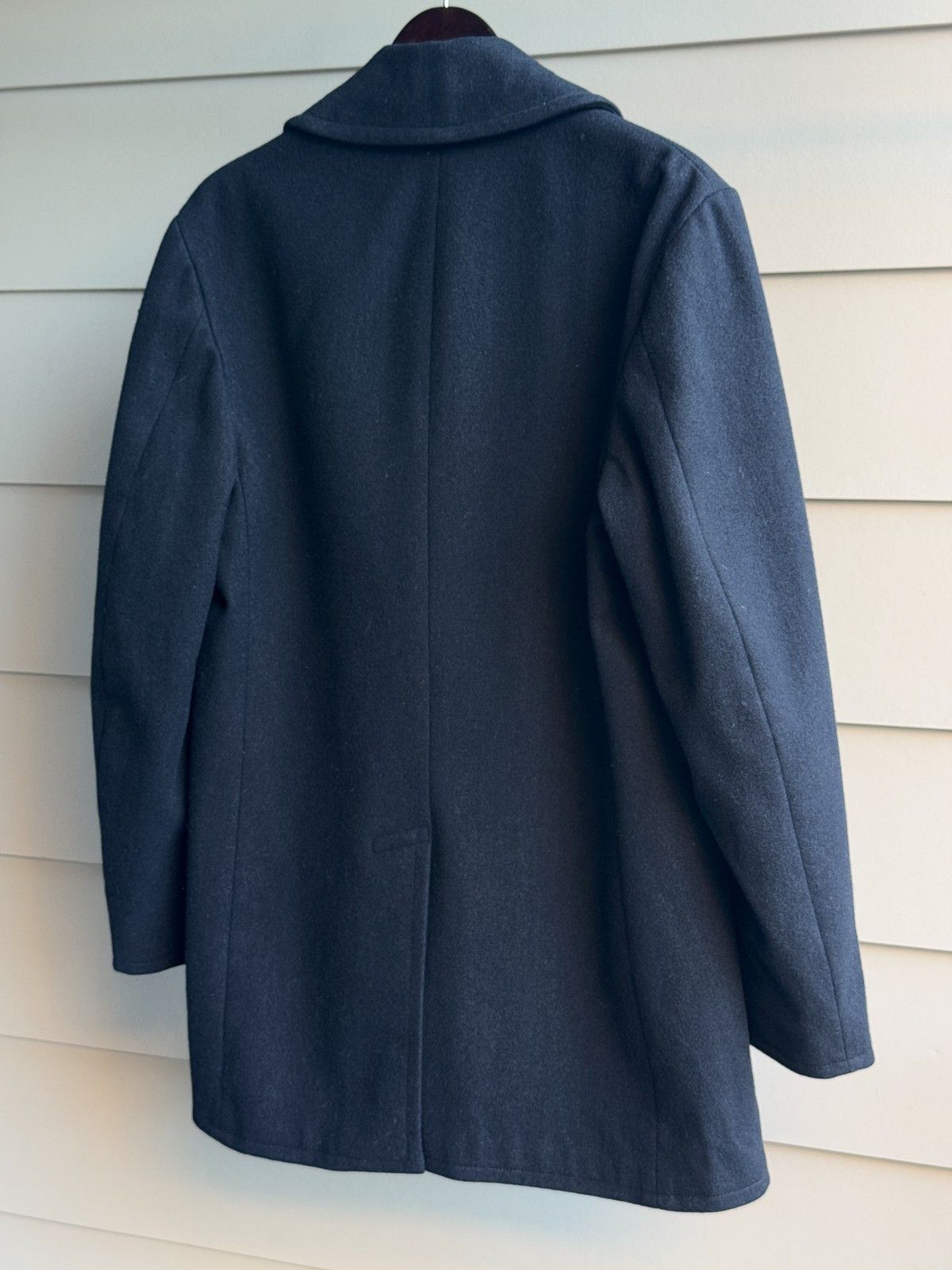 Vintage 1974 Vintage US Navy Wool Pea Coat Military Archive 38L Size US M / EU 48-50 / 2 - 8 Thumbnail