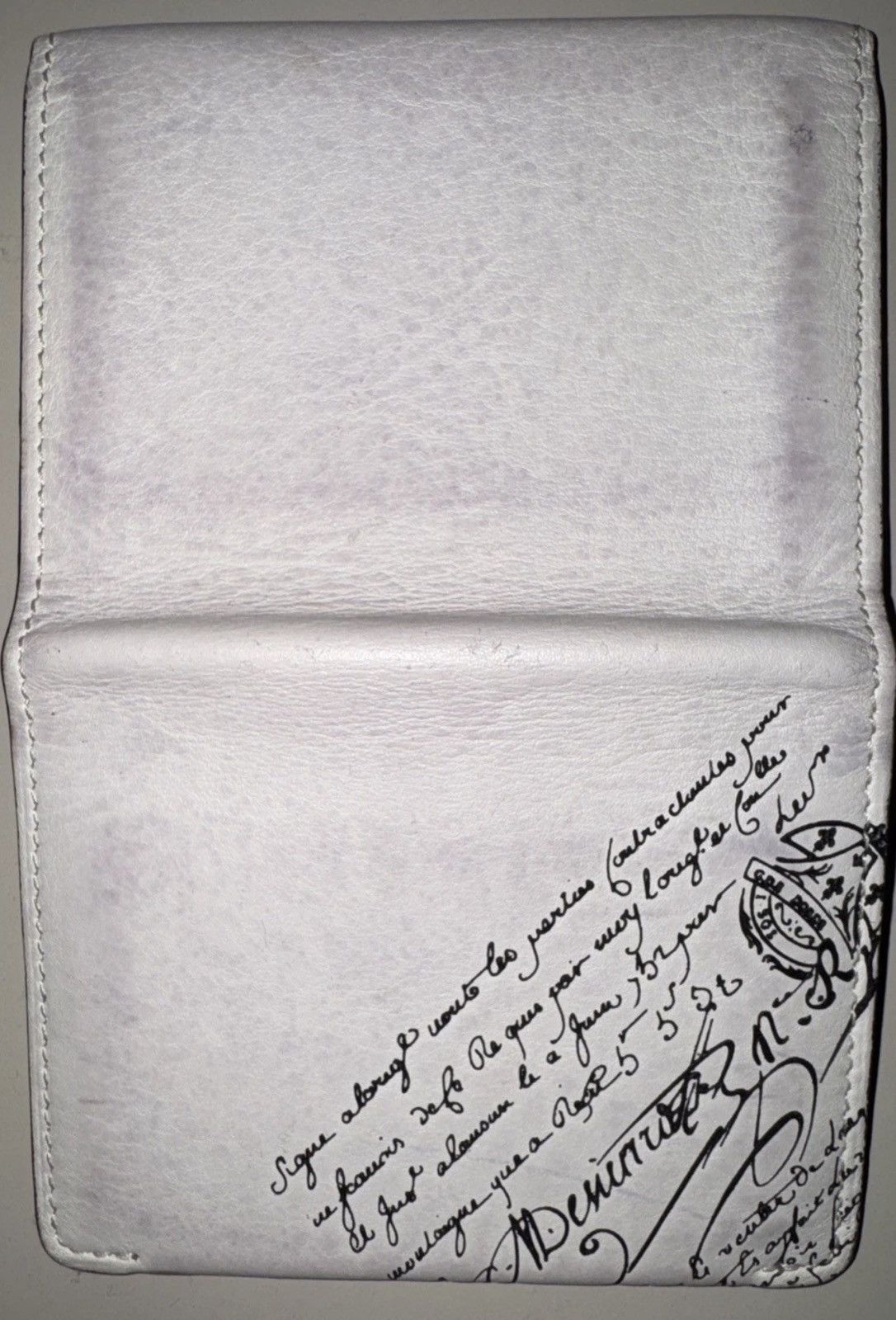 Berluti Japan Exclusive Berluti Scritto Leather Card Holder/Wallet Size ONE SIZE - 2 Thumbnail