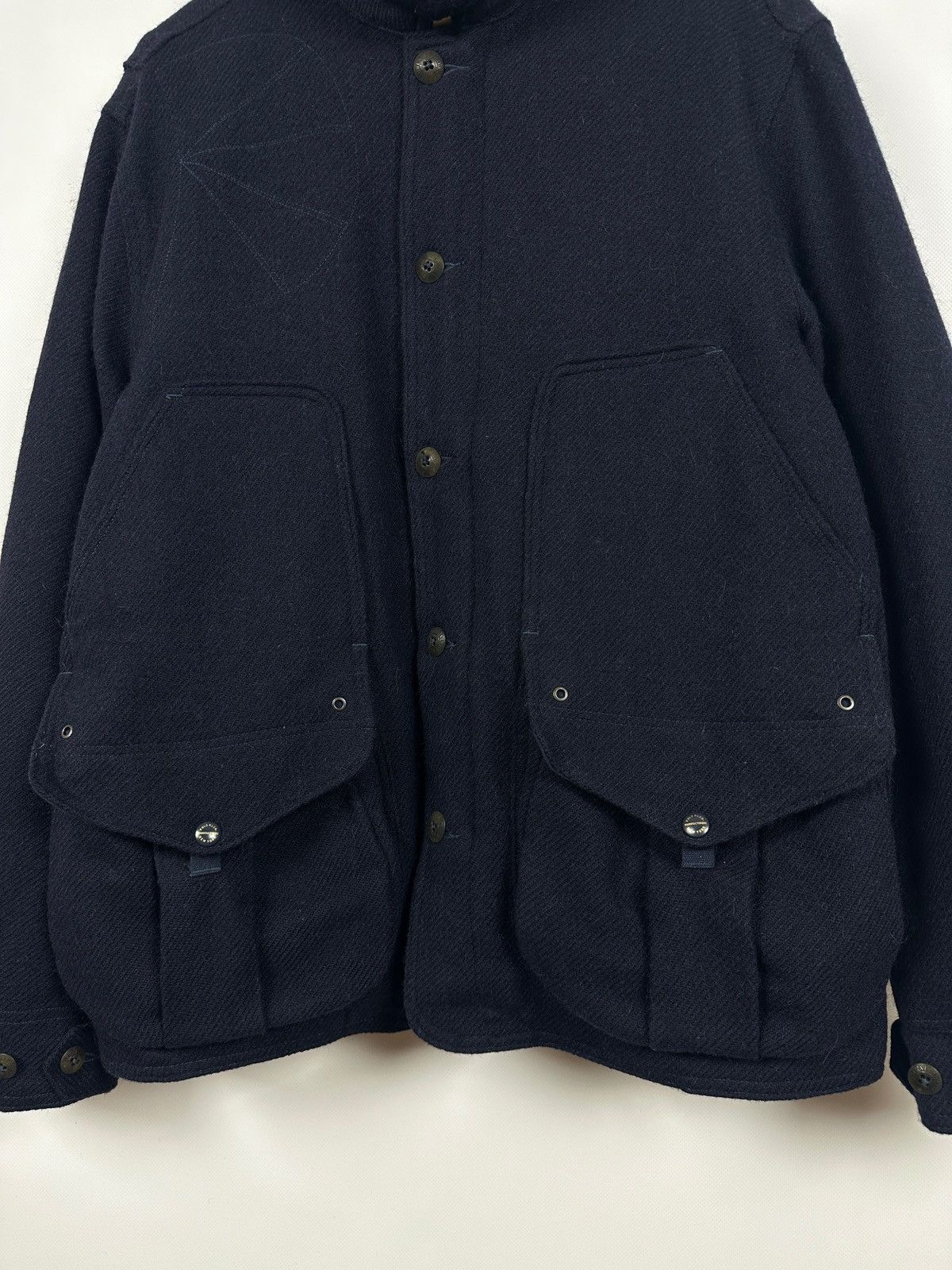 Polo Ralph Lauren Polo Ralph Lauren Wool/Alpaca Navy Blue Military Jacket Size US L / EU 52-54 / 3 - 11 Thumbnail