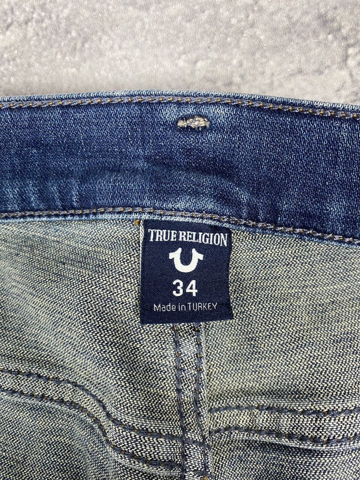 True Religion True Religion Blue Denim Jeans Relaxed Slim Japanese Y2K Size US 34 / EU 50 - 11 Thumbnail