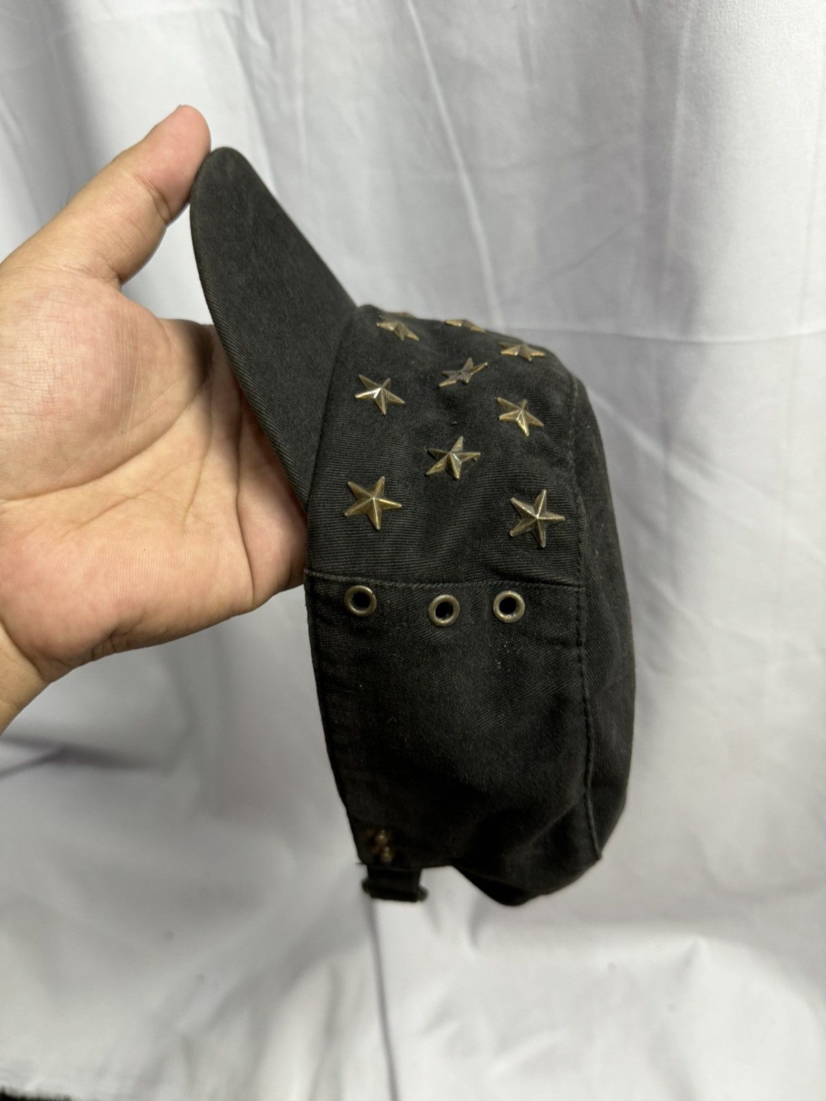Japanese Brand Studded Stars Hats Distressed ifsix style Size ONE SIZE - 3 Thumbnail
