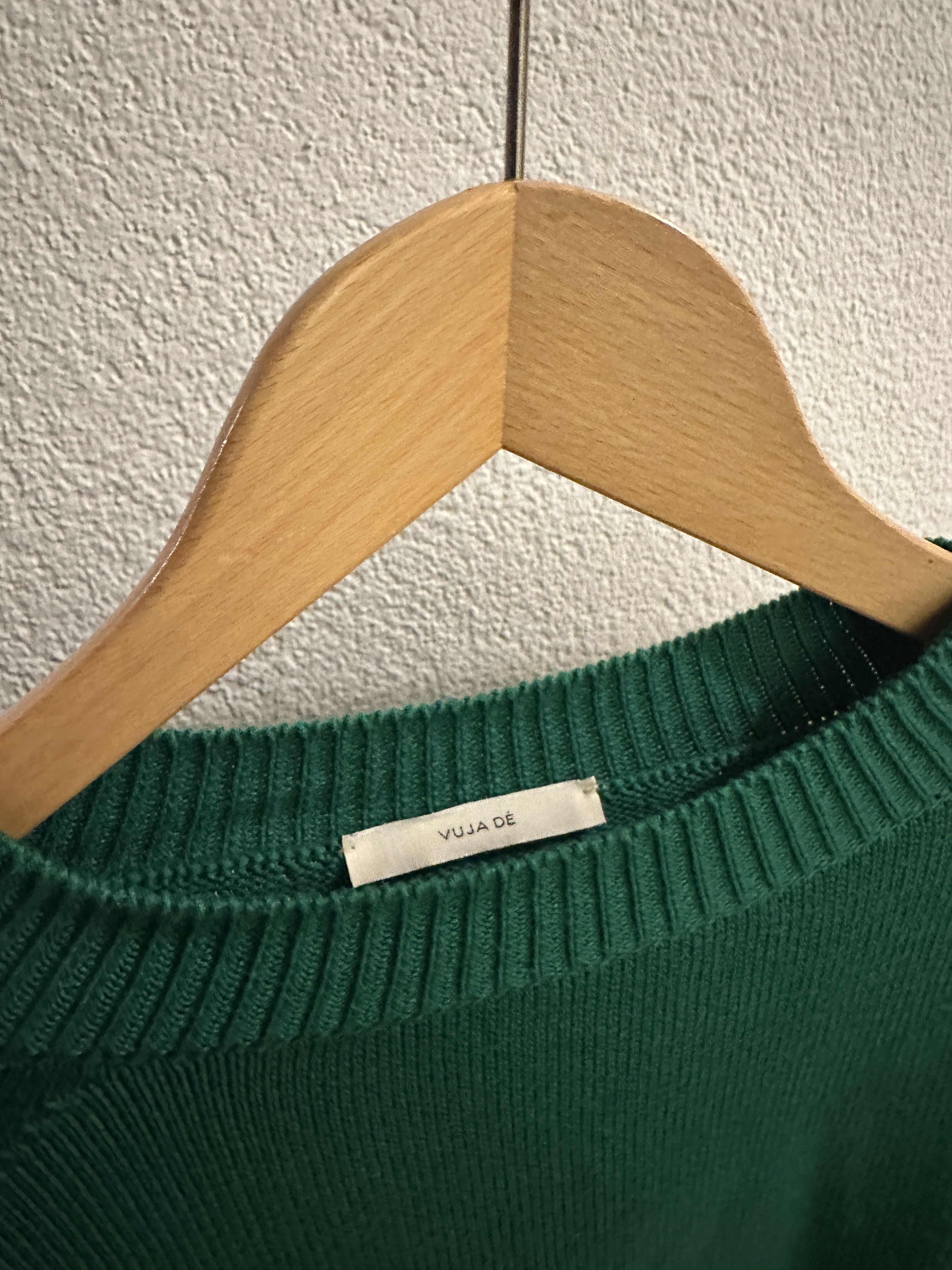 Vuja De Vuja De Green Knit Sweater Size US L / EU 52-54 / 3 - 4 Thumbnail