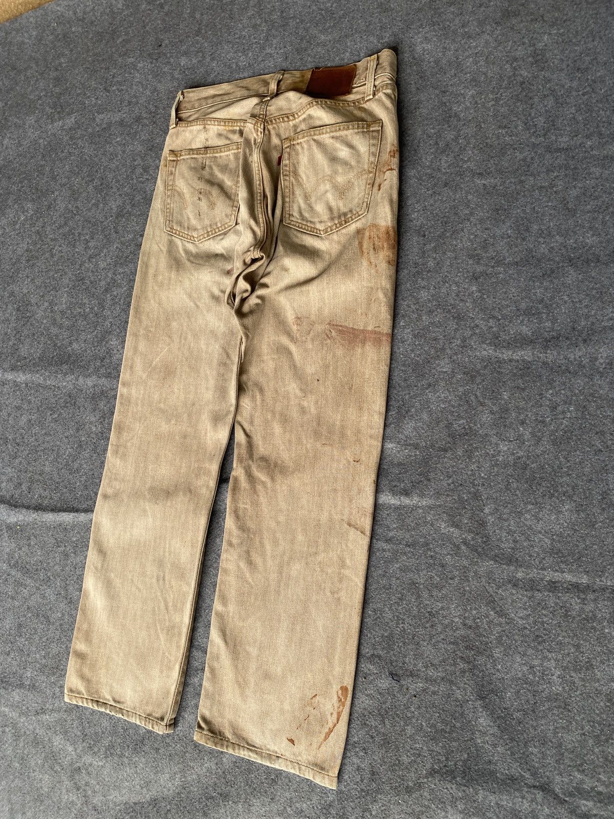 Edwin × PPFM Vintage edwin 503 blue trip denim Size US 31 - 12 Thumbnail