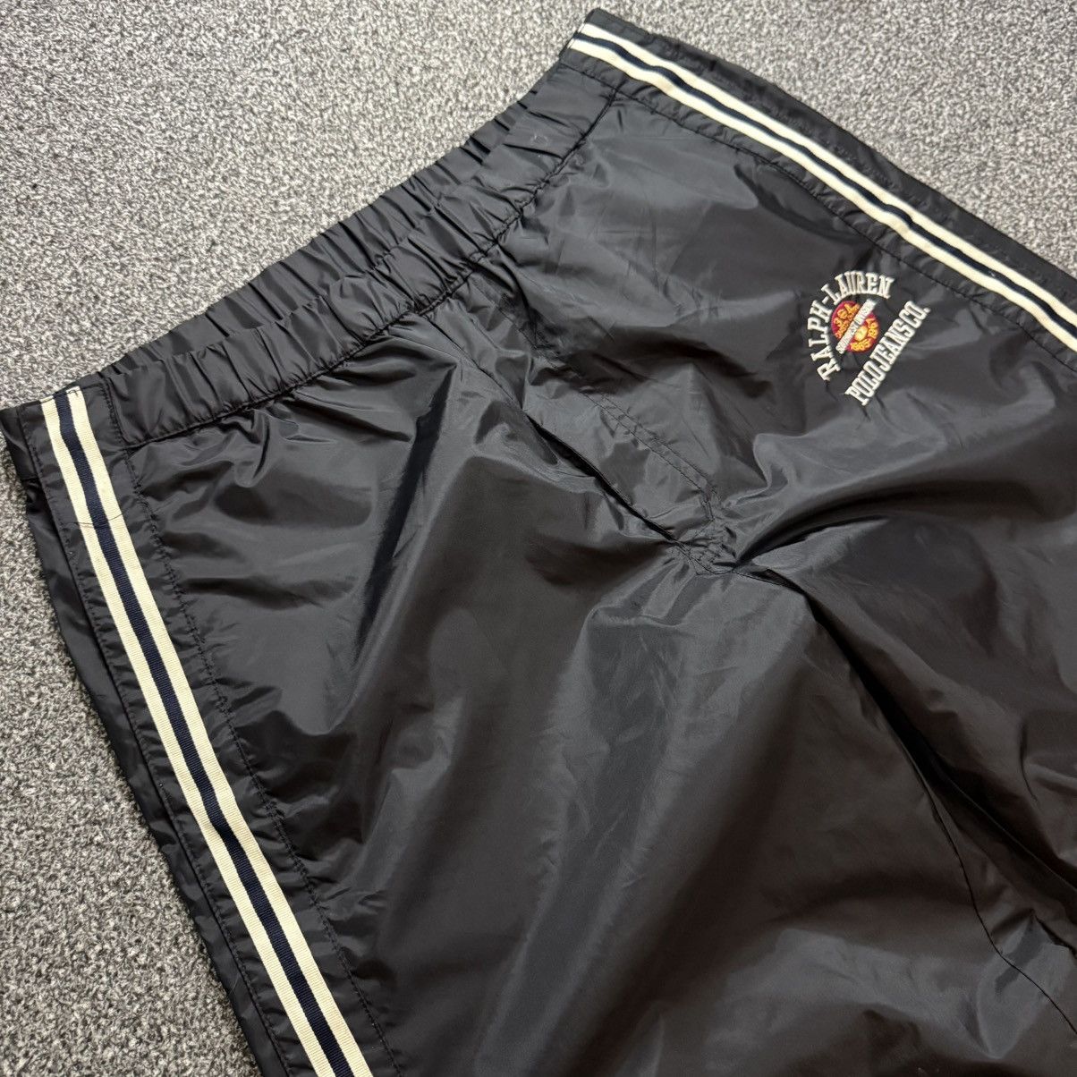 Polo Ralph Lauren × RRL Ralph Lauren × Ralph Lauren 🔥🔥 Crazy Button Up Ralph Lauren Track Jogger Baggy Pants Size US 34 / EU 50 - 4 Thumbnail