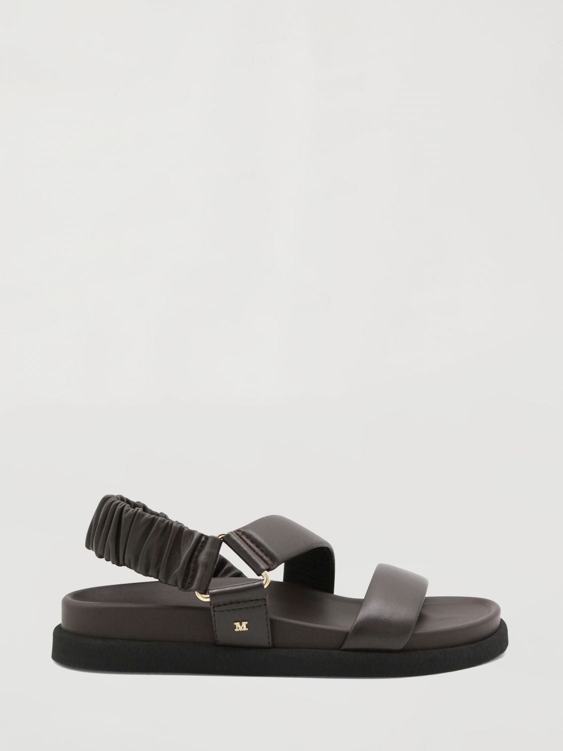 Max Mara Max Mara Heeled Sandal Woman Cocoa Size US 7 / IT 37 - 1 Thumbnail
