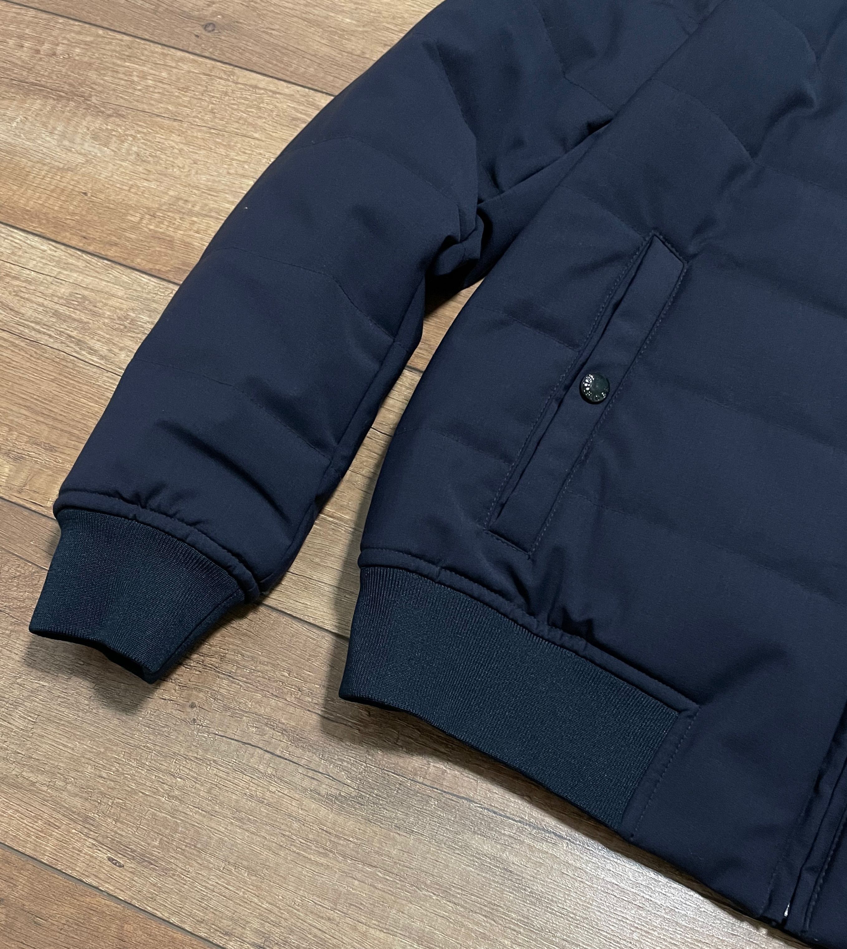 Tommy Hilfiger Tommy Hilfiger Tailored Navy Blue Insulated Bomber Jacket Size US M / EU 48-50 / 2 - 2 Thumbnail