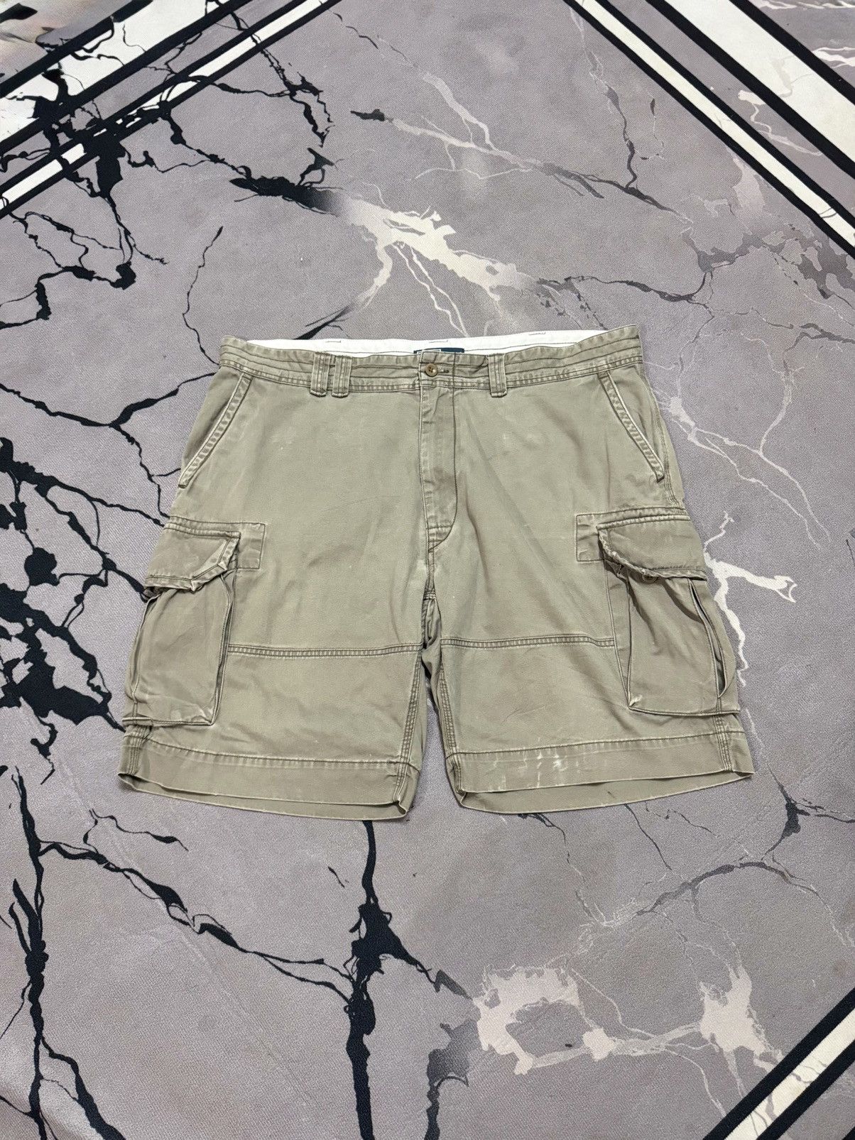 Polo Ralph Lauren Vintage Trashed Sun Faded Polo Ralph Lauren Short Pants Size US 42 / EU 58 - 1 Thumbnail