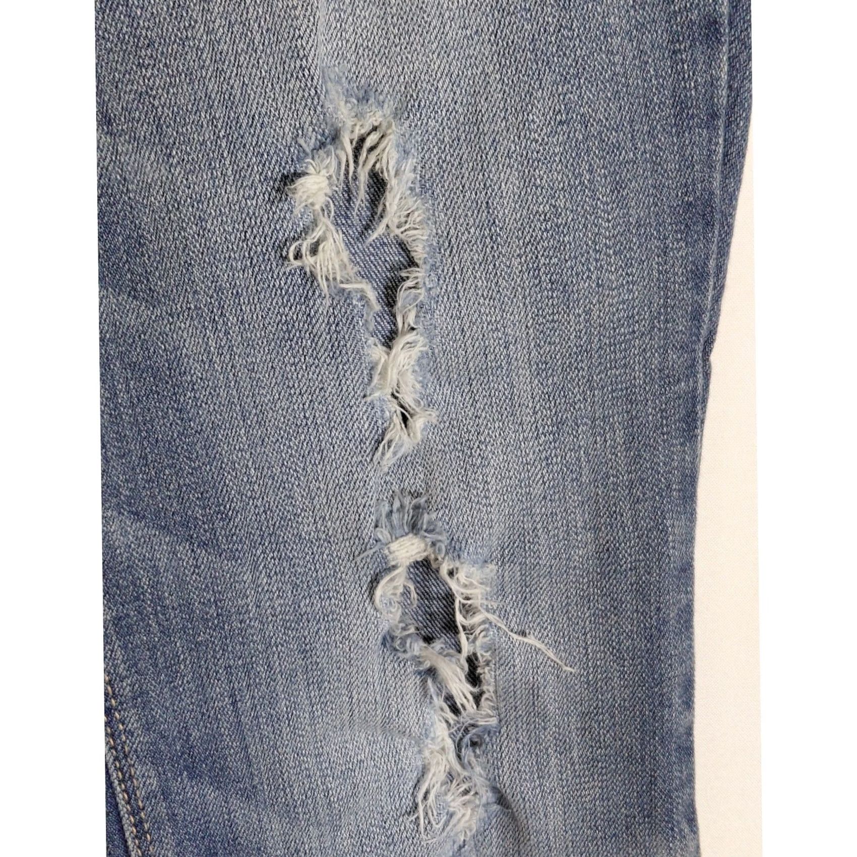 Vintage American Eagle Jeans Womens 4 Blue Artist Stretch Flare Solid Denim Women Size Size 27" / US 4 / IT 40 - 7 Thumbnail