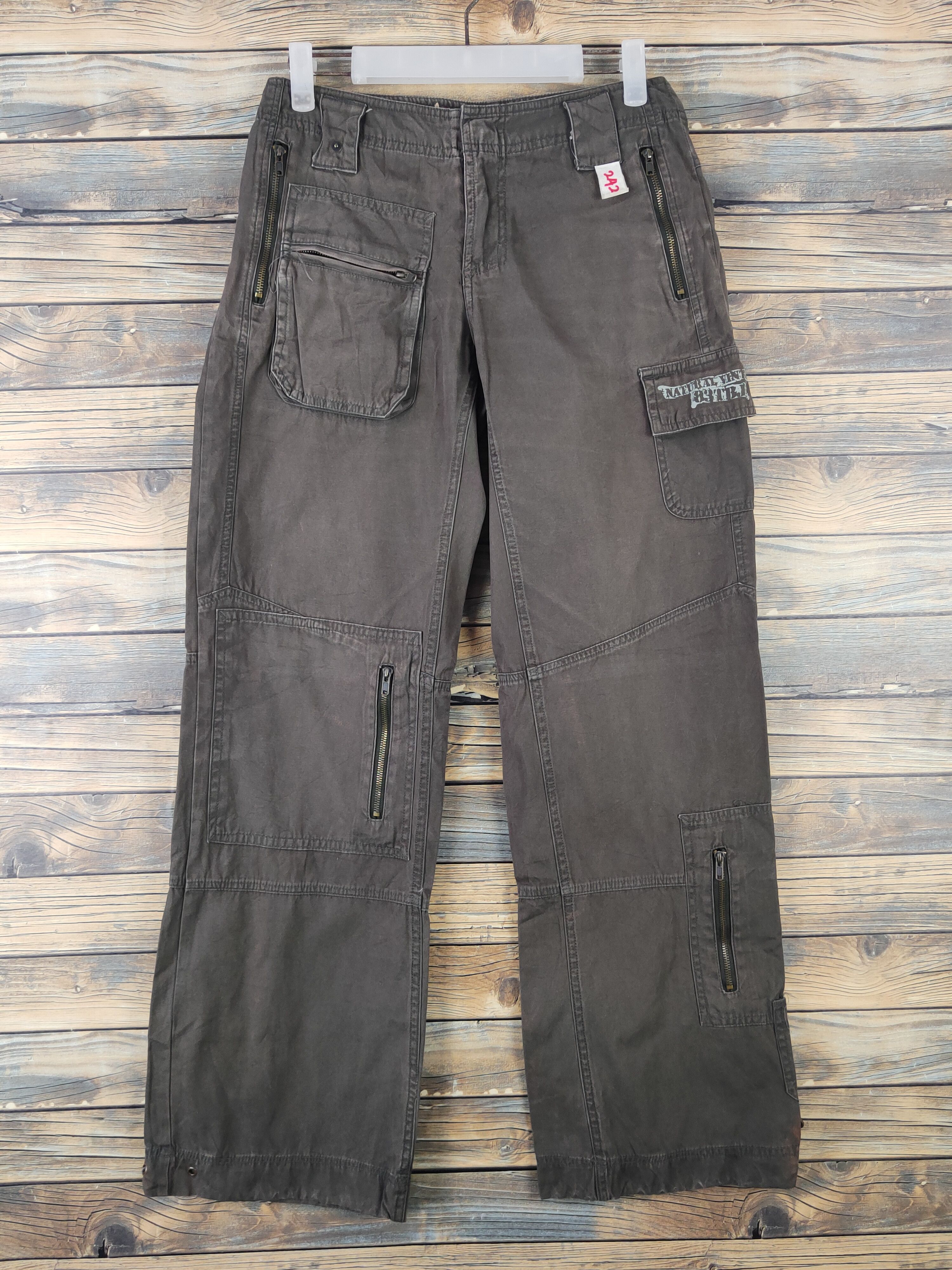 Japanese Brand DLL TBJ Jeans Brown Multipocket Tactical Cargo Pants #242 Size US 26 / EU 42 - 1 Thumbnail