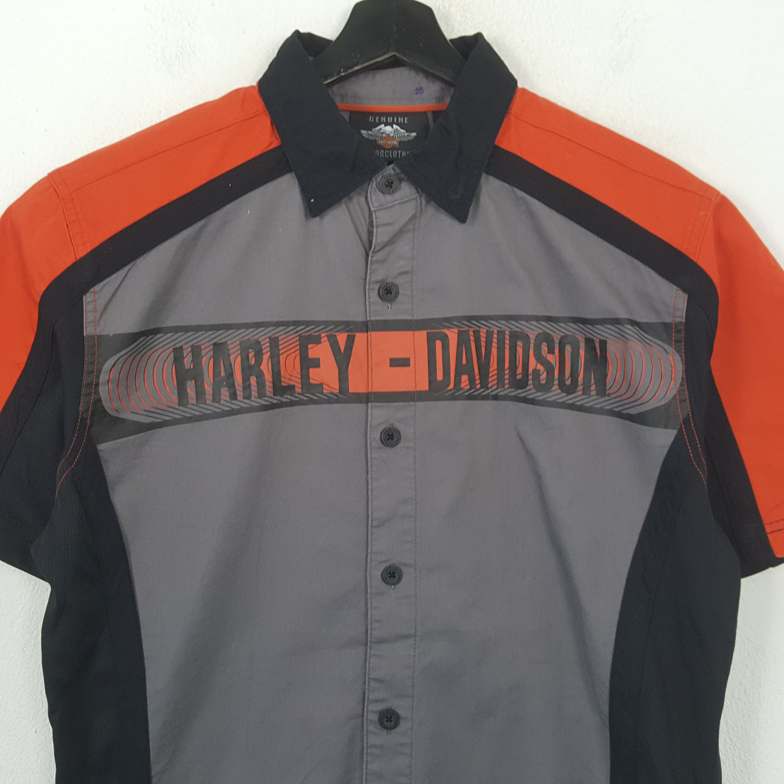 Vintage Harley Davidson Motorcycle Brand Shirt RR11 Size US M / EU 48-50 / 2 - 2 Thumbnail