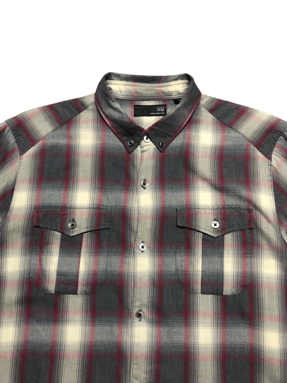 Undercover × Uniqlo Uniqlo Undercover Shadow Plaid Shirt Button Up Size US M / EU 48-50 / 2 - 4 Thumbnail