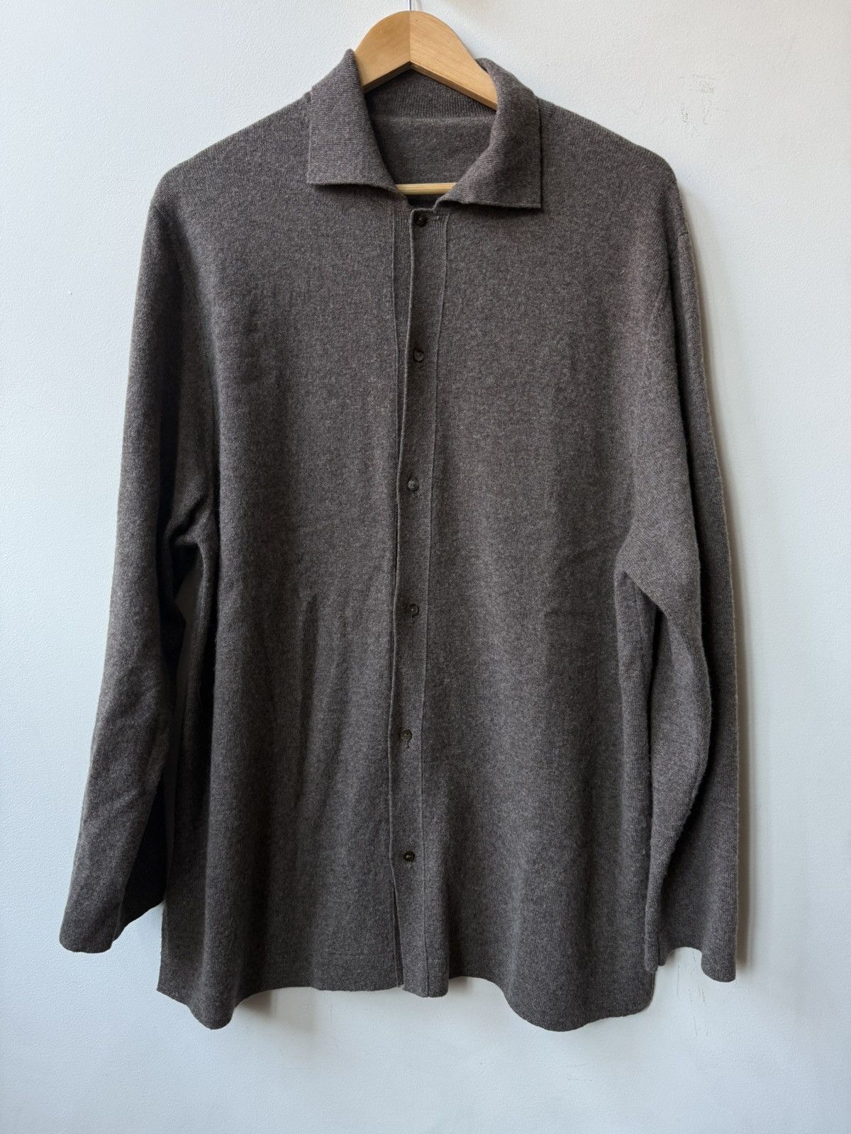 Stoffa Stoffa Cashmere Knit Shirt Cardigan Sweater Size US XL / EU 56 / 4 - 2 Thumbnail