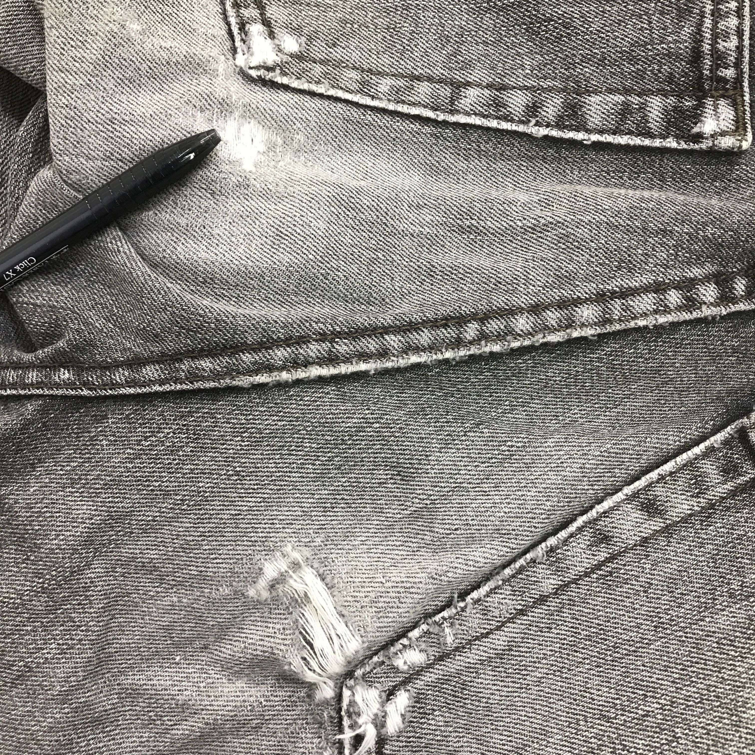 Uniqlo Black Faded uniqlo Japan distressed denim pants K118B3 Size US 32 / EU 48 - 13 Thumbnail