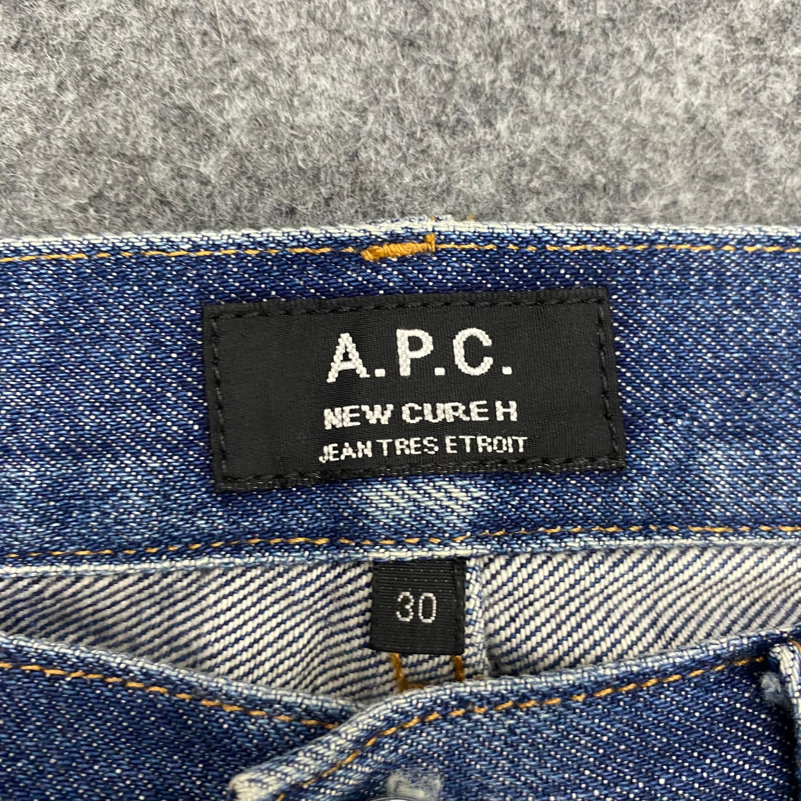 A.P.C. 💥Best Offer💥Vintage Apc Distressed Denim Size US 31 - 11 Thumbnail