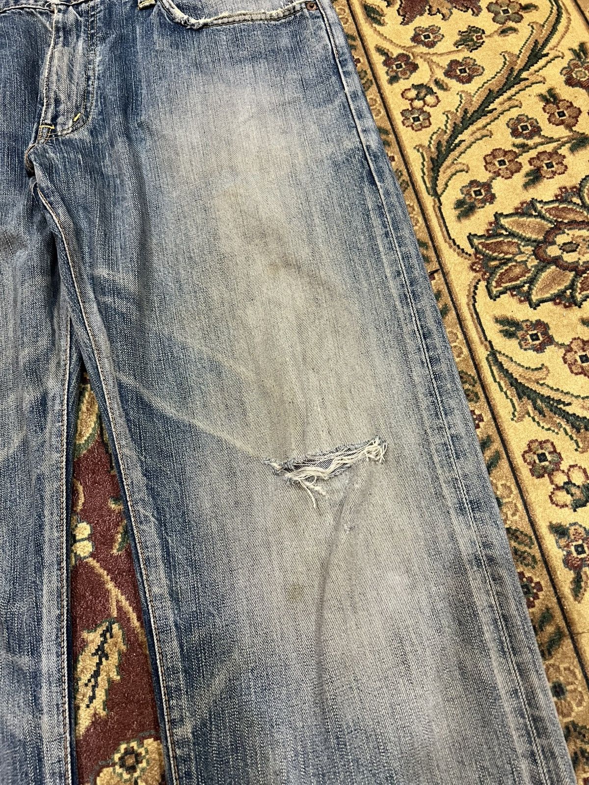 Edwin Vintage Edwin 503 Mud Wash Distress Jean Size US 37 - 14 Thumbnail