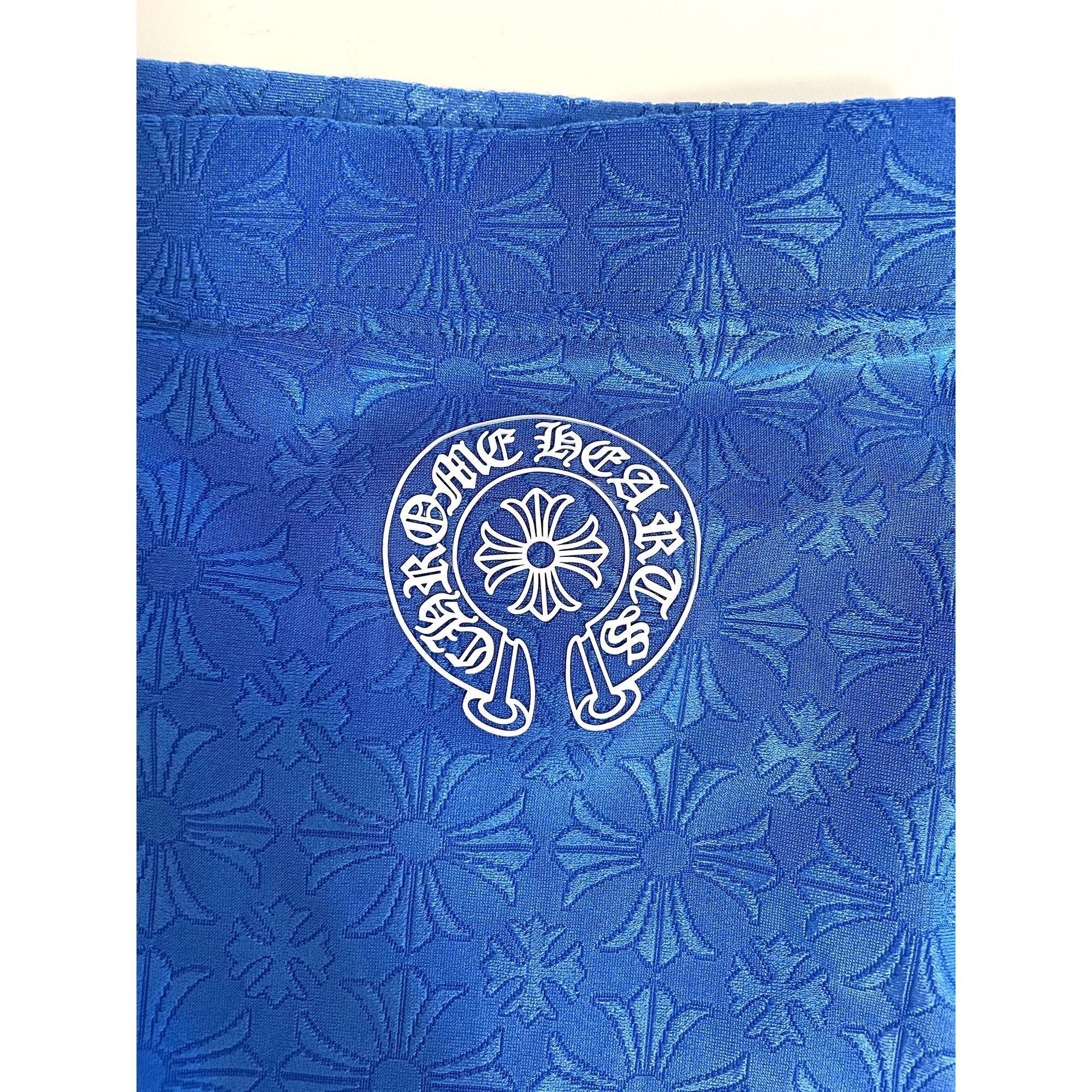 Chrome Hearts Chrome Hearts Blue Embossed Cross Pattern Short Size US 38 / EU 54 - 3 Thumbnail