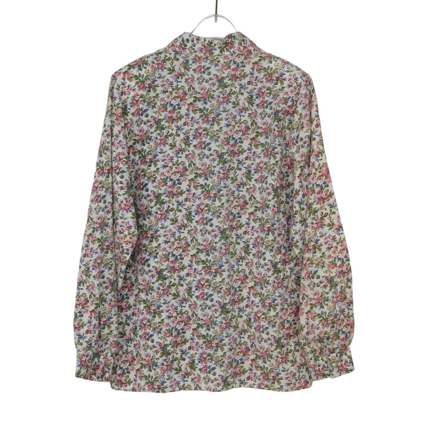 Vintage 70s Vintage Floral Button Up Blouse Cottagecore Top Medium Size M / US 6-8 / IT 42-44 - 4 Thumbnail