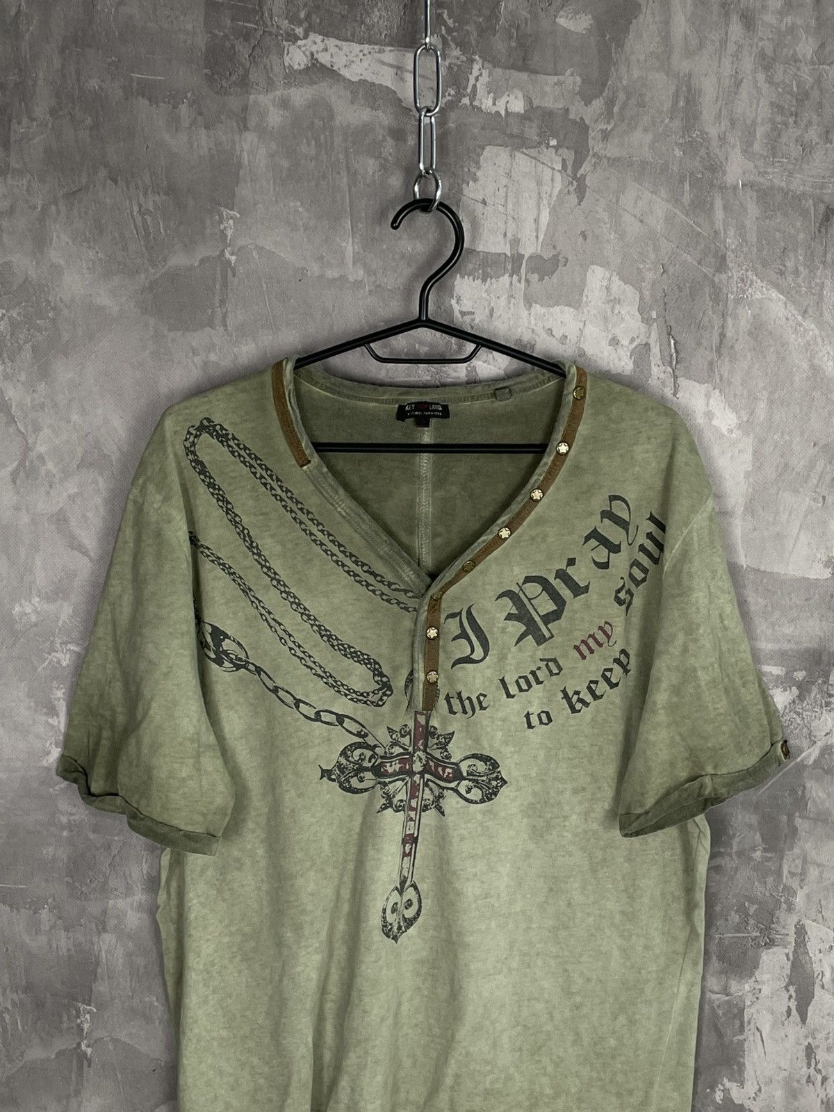 If Six Was Nine × Japanese Brand Vintage Military Vibe Grunge Studded Japanese T shirt Size US XL / EU 56 / 4 - 2 Thumbnail