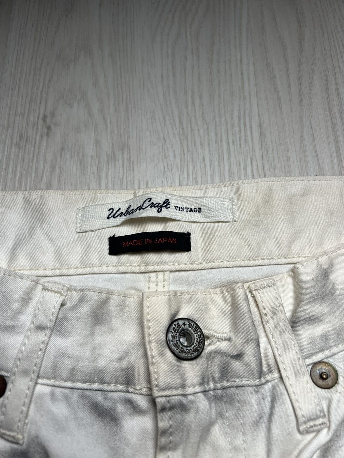 If Six Was Nine Urban Craft Japan Whiskered Mudwash Flared Jeans Size US 30 / EU 46 - 5 Thumbnail