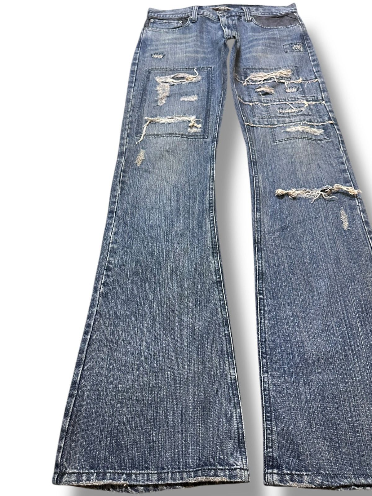 14th Addiction Vintage Difference By Rupert Edge Flare Bootcut Denim Size US 31 - 3 Thumbnail