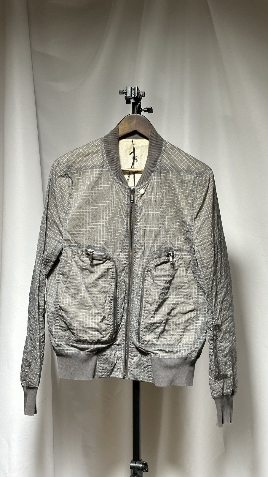 Rick Owens Rick Owens SS23 EDFU Bauhaus Flight Ripstop Bomber (52) Size US L / EU 52-54 / 3 - 1 Thumbnail