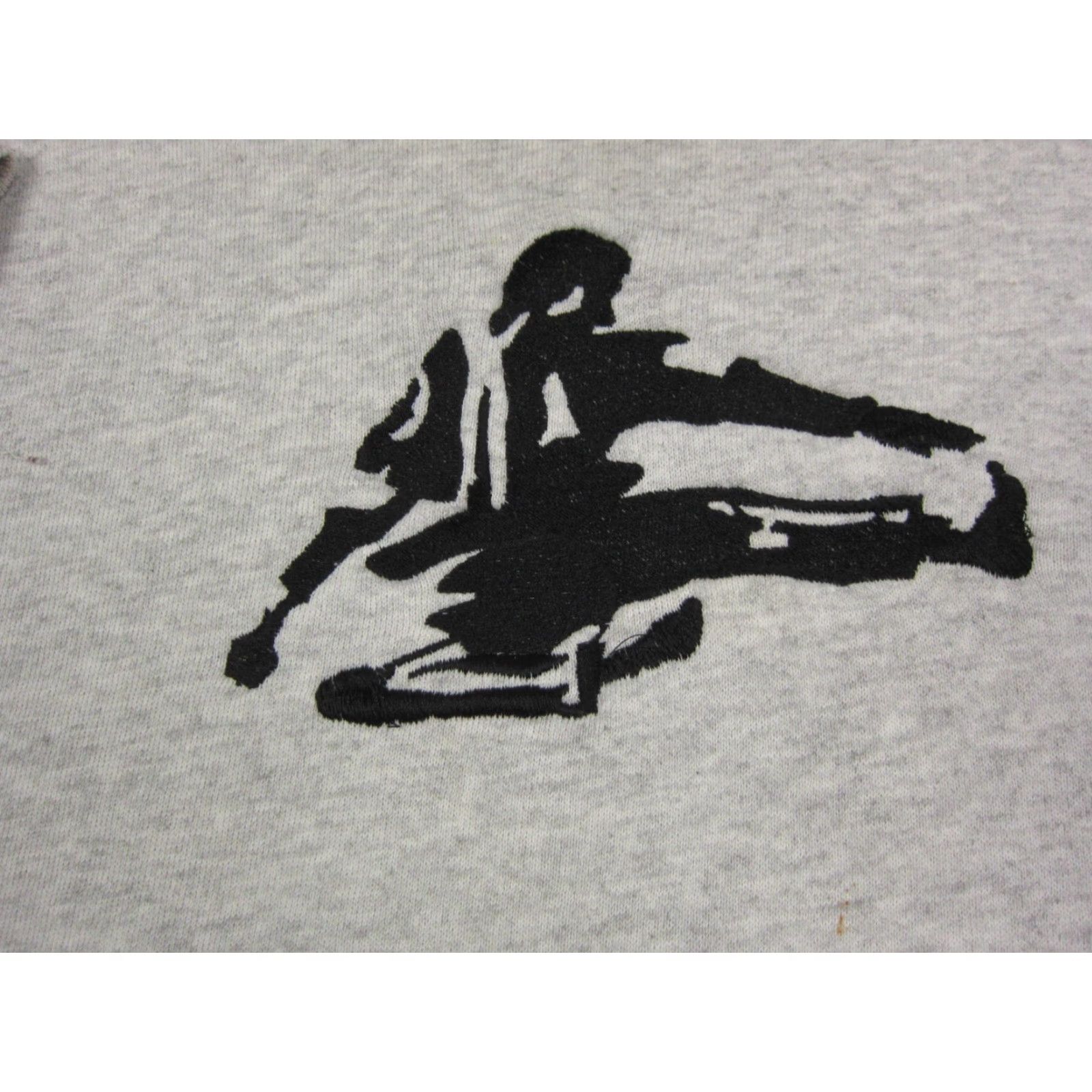 Hanes VINTAGE Hanes Sweatshirt Mens XL Gray Karate Kick Taekwondo 90s Pullover Crew Neck Fleece All Seasons Heavyweight Size US XL / EU 56 / 4 - 3 Thumbnail
