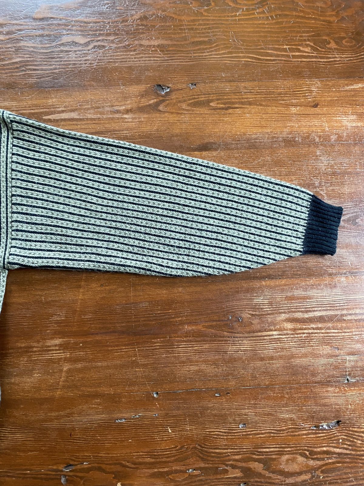 Vintage Vintage 70’s American Crusader Striped Knit Cardigan Sweater Size US L / EU 52-54 / 3 - 8 Thumbnail