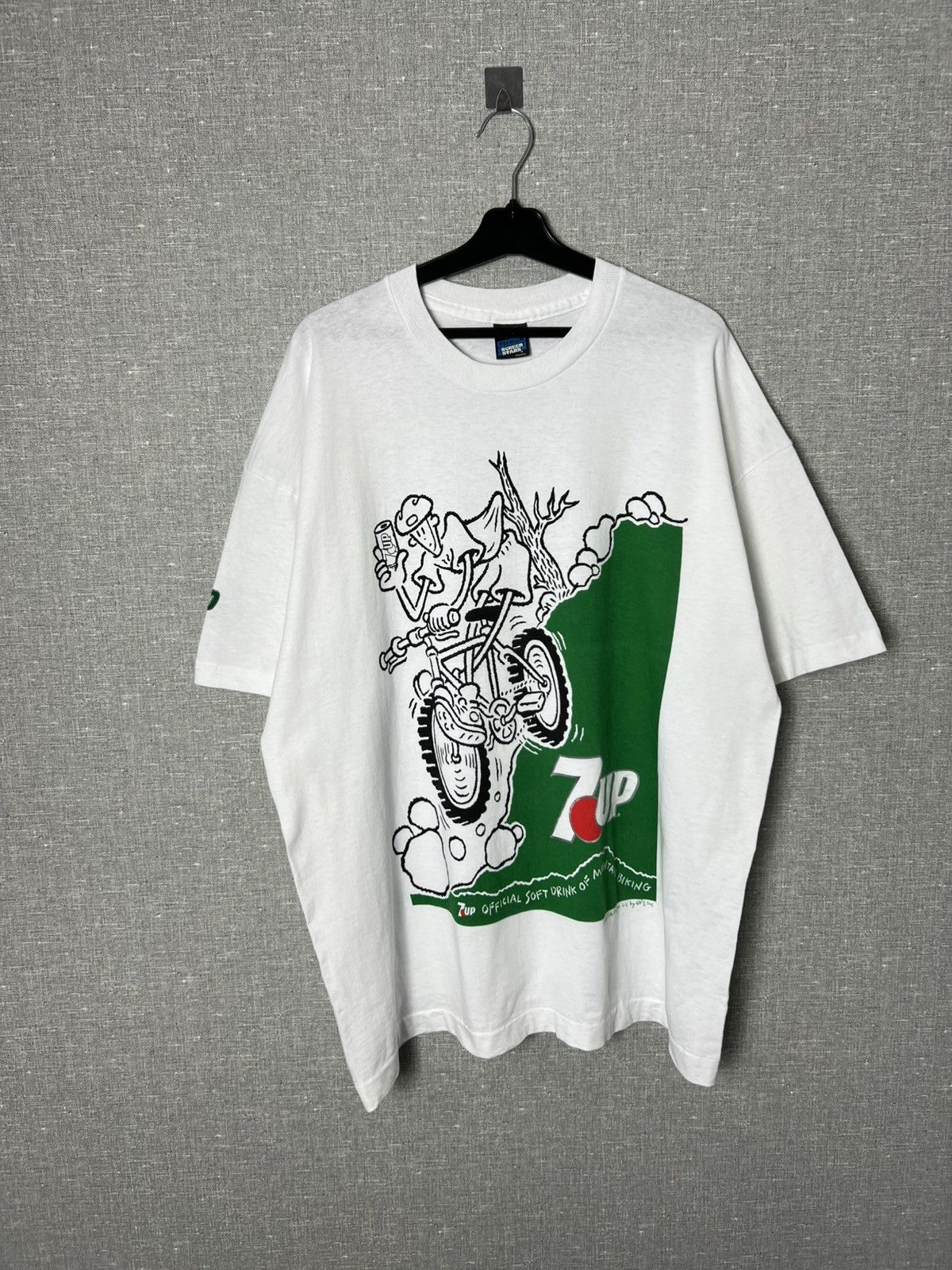Vintage Screen Stars 1985 7UP Fido Dido Promo Humor Tee USA
