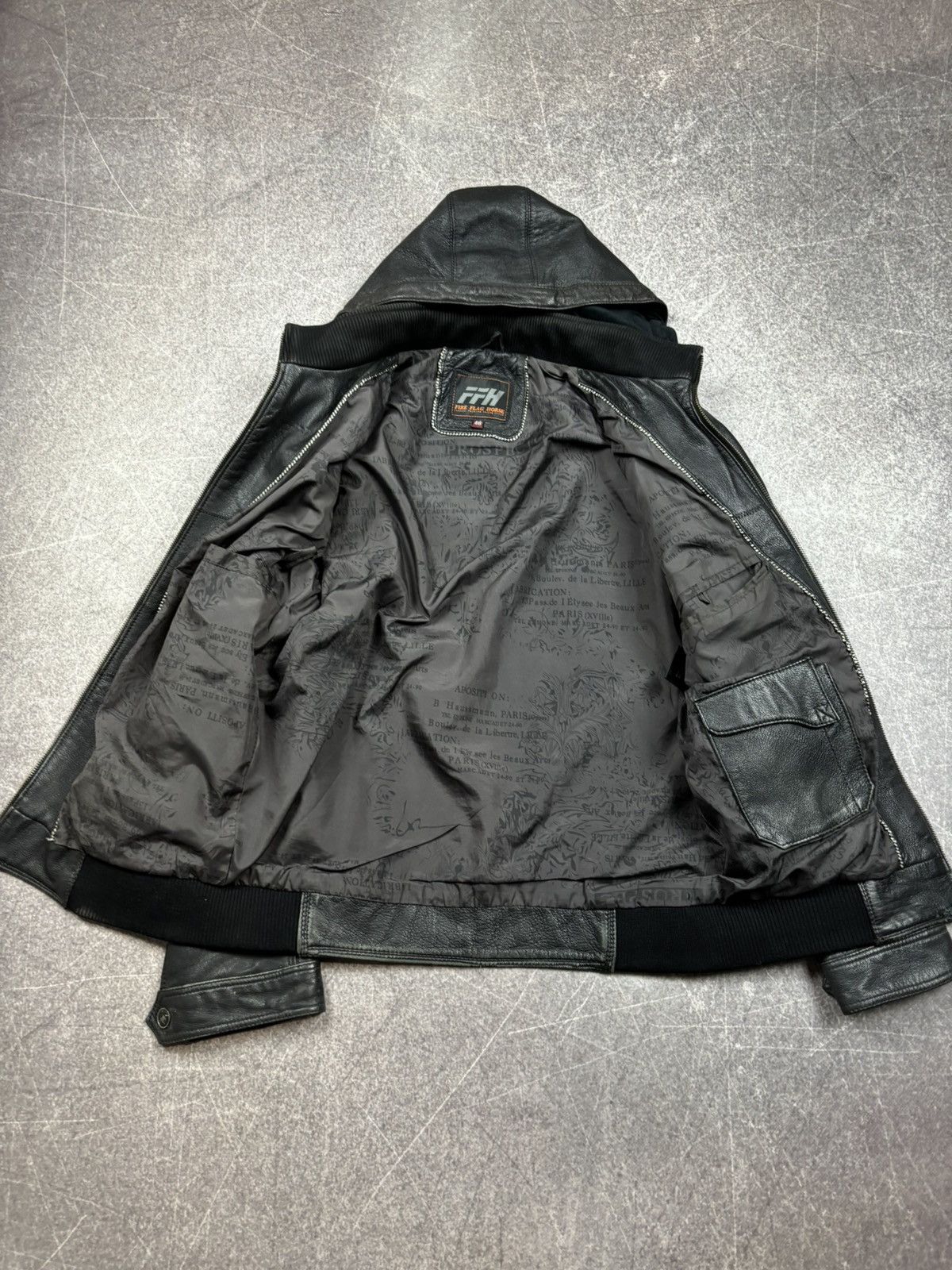 Hysteric Glamour Rick Owens VTG Yohji Yamamoto Style Fur Hood Leather Jacket Size US M / EU 48-50 / 2 - 6 Thumbnail