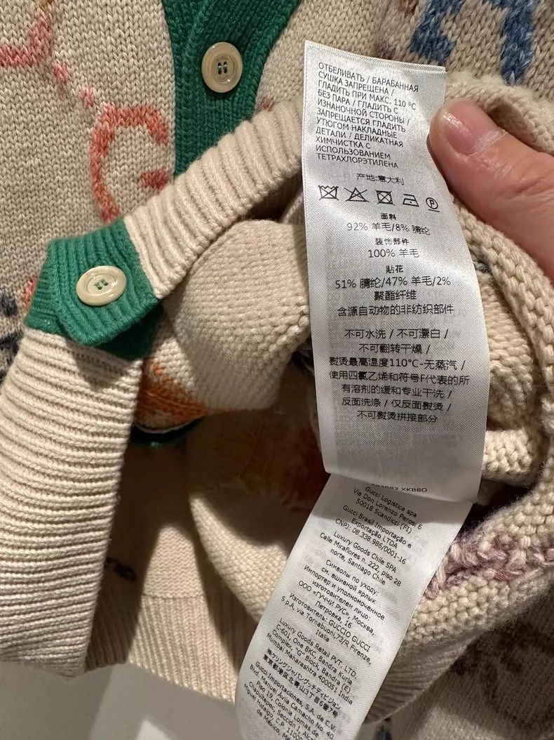 Gucci Gucci Old-fashioned wool cardigan jacket 2504-Nextarrow Size M / US 6-8 / IT 42-44 - 7 Thumbnail