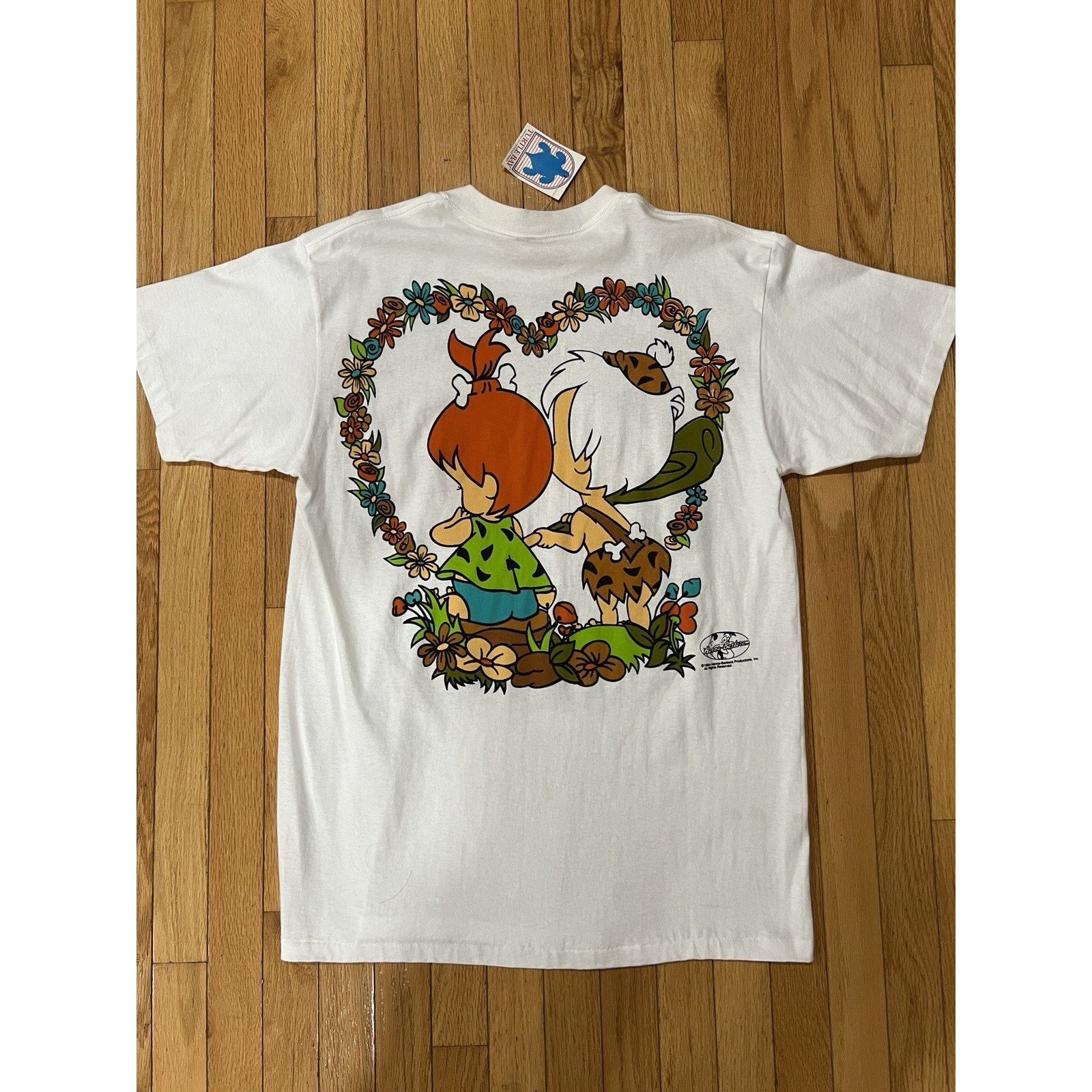 Delta NEW VTG 1994 The Flintstones Cartoon Graphic T Shirt Sz L Size US L / EU 52-54 / 3 - 3 Thumbnail