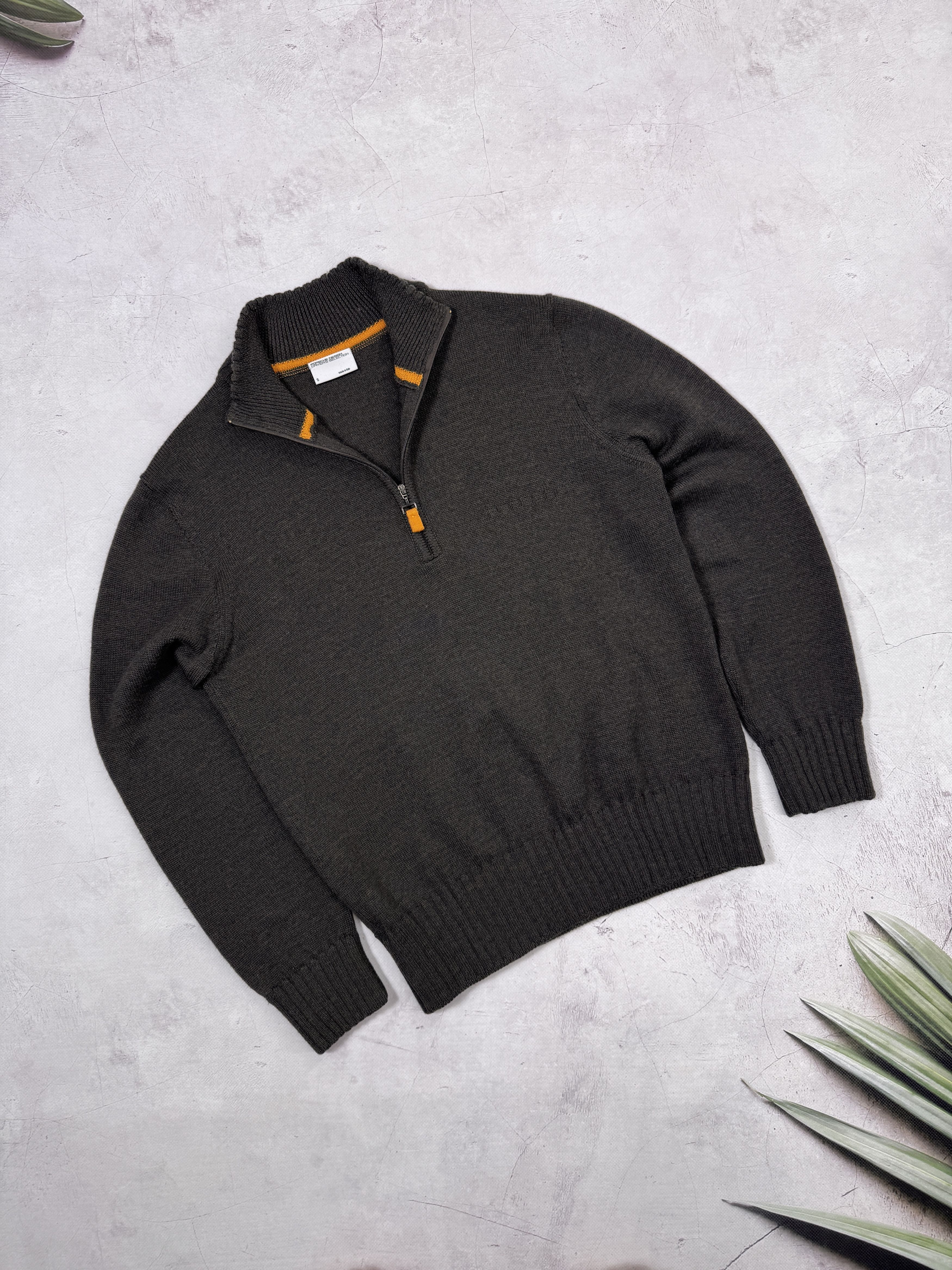 Porsche Design Porsche Design Sweater 1/4 Zip Pullover Wool Size US S / EU 44-46 / 1 - 3 Thumbnail