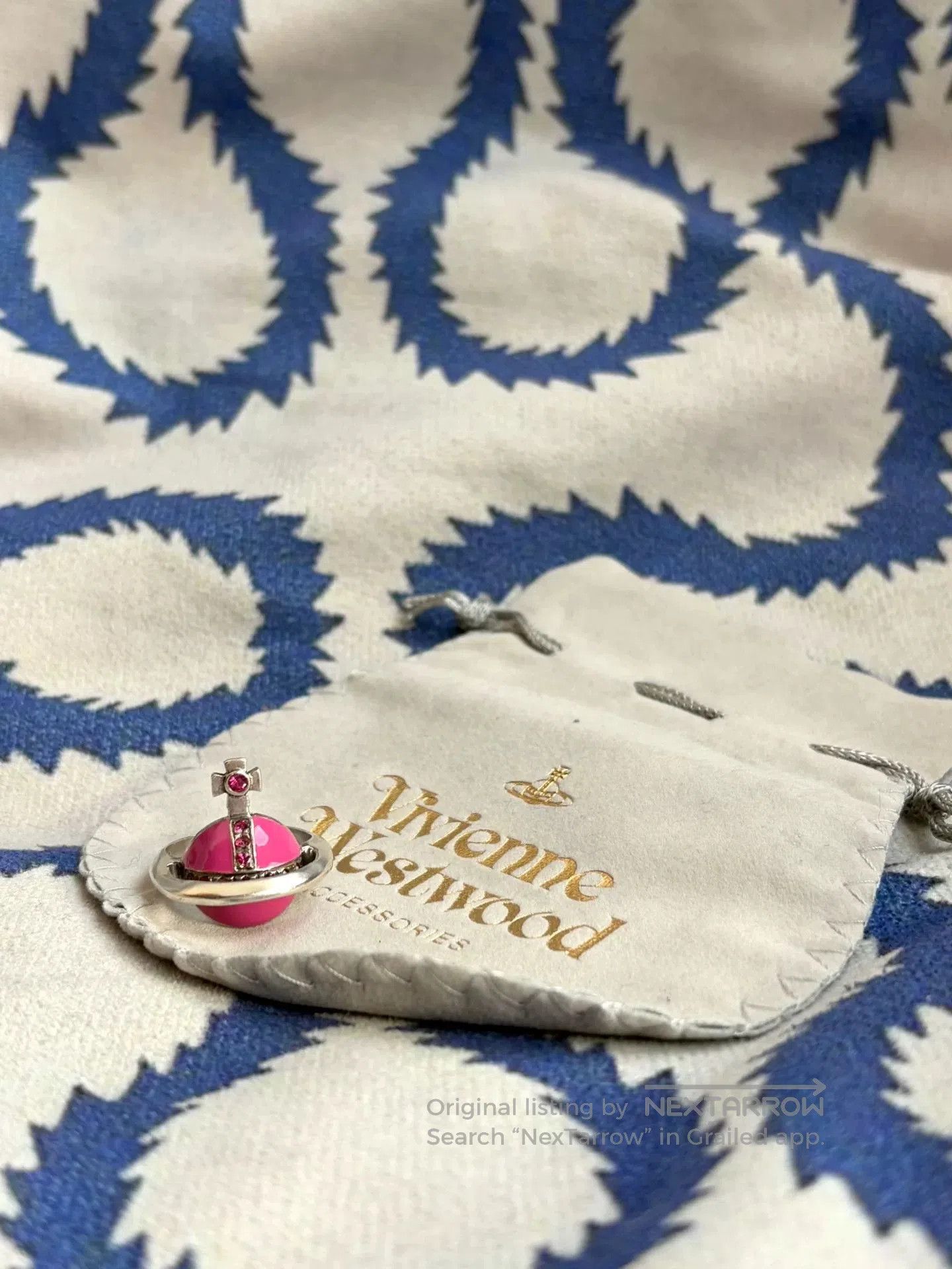 Vivienne Westwood vivienne westwood pink enameled ring. Size ONE SIZE - 2 Thumbnail