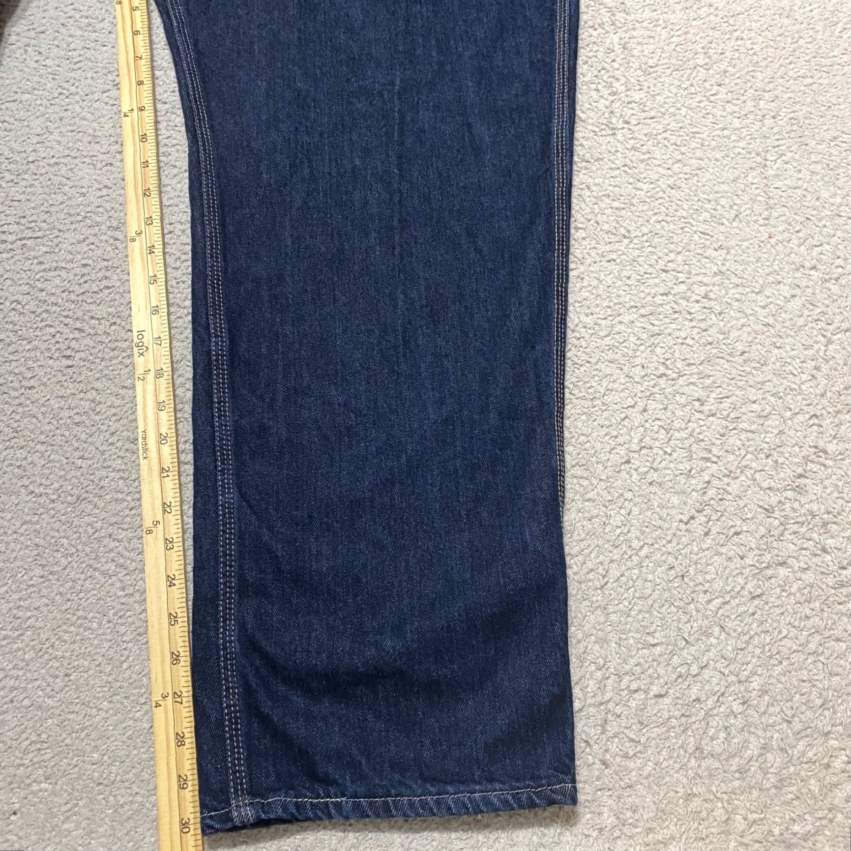 Denime Tyndale Jeans Men 42x30 Blue Denim Straight Arc Rated 15 Flame Resistant 5-Pocket Design Tight Size US 42 / EU 58 - 6 Thumbnail