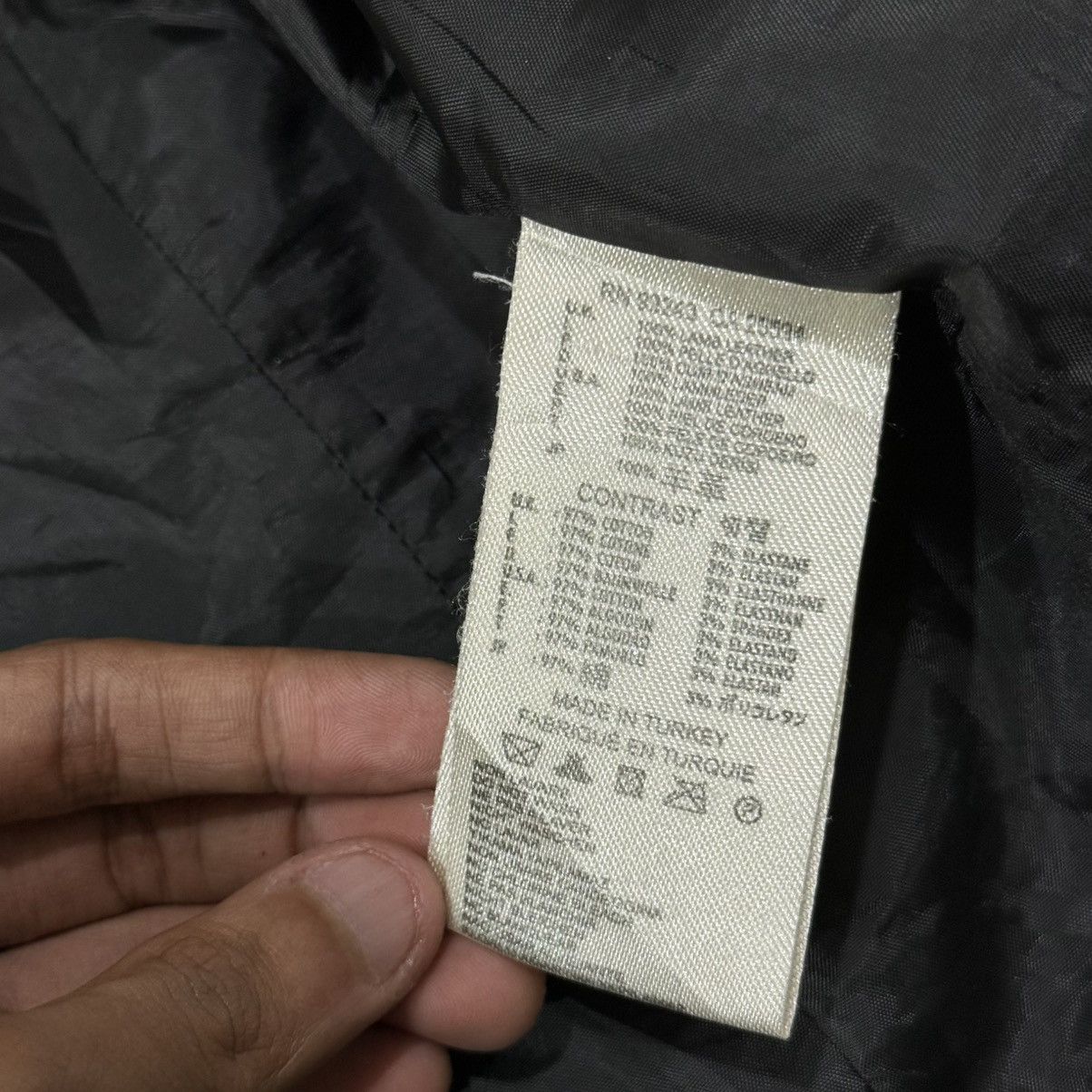 Diesel Black Gold Vintage Diesel Lamb Leather Avant Garde Inspired Jacket Size XS / US 0-2 / IT 36-38 - 21 Thumbnail