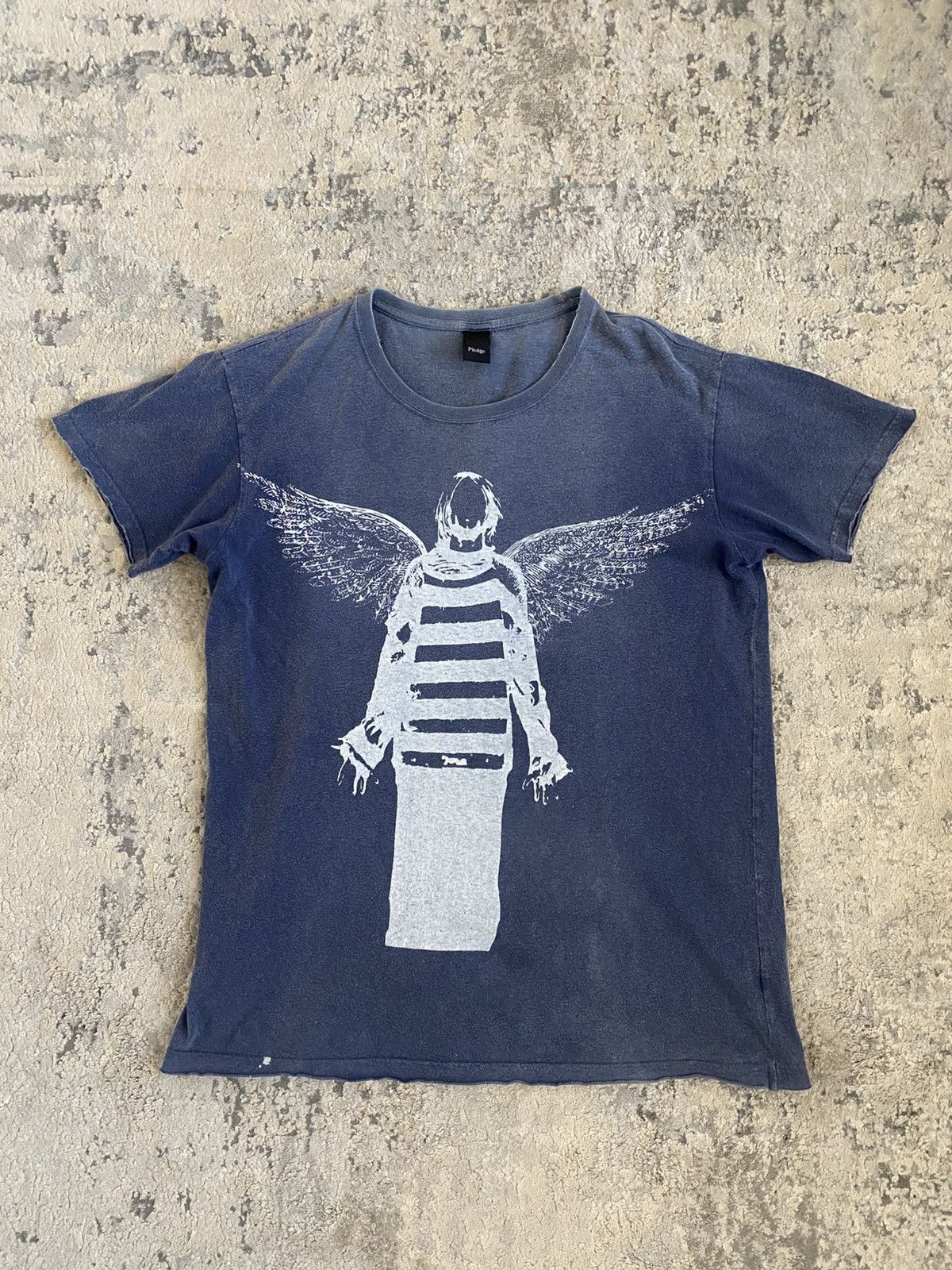 Number (N)ine Pledge - Kurt Cobain Angel T Shirt Size US S / EU 44-46 / 1 - 1 Thumbnail