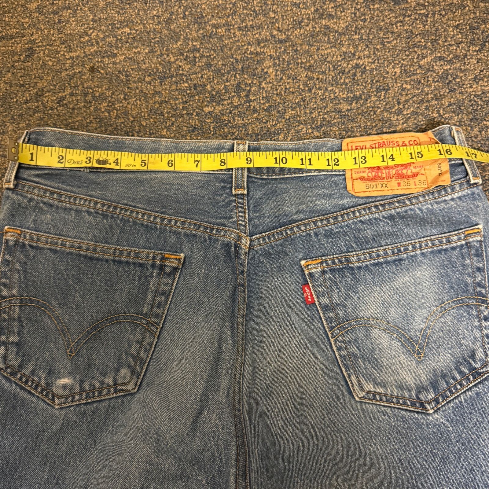 Levi's Levis 501 XX shrink to fit y2k Jeans 34 x 32 Size US 34 / EU 50 - 5 Thumbnail