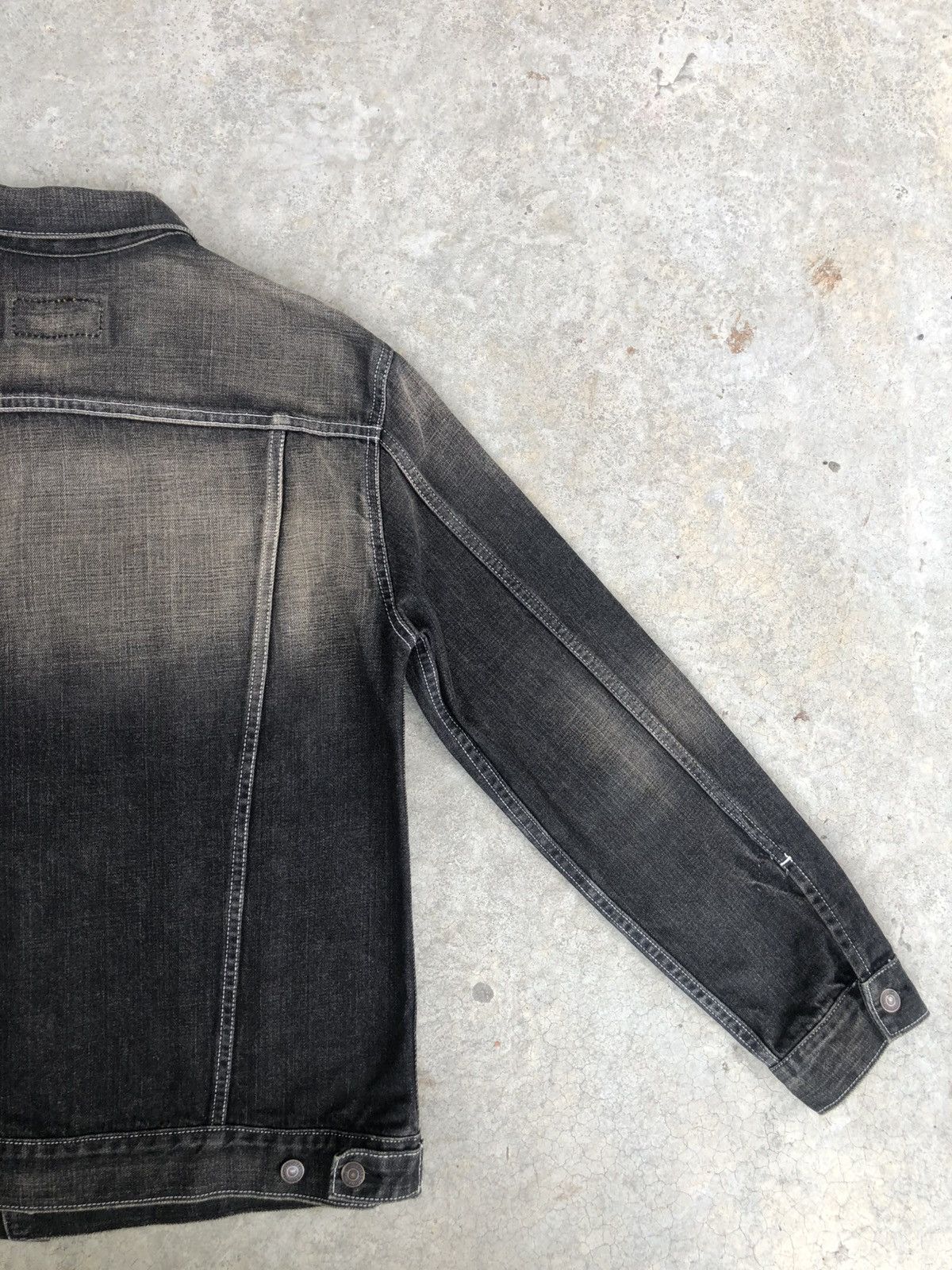 Levi's Y2k Levi’s Denim Jacket Mud Wash Distressed Size US L / EU 52-54 / 3 - 10 Thumbnail