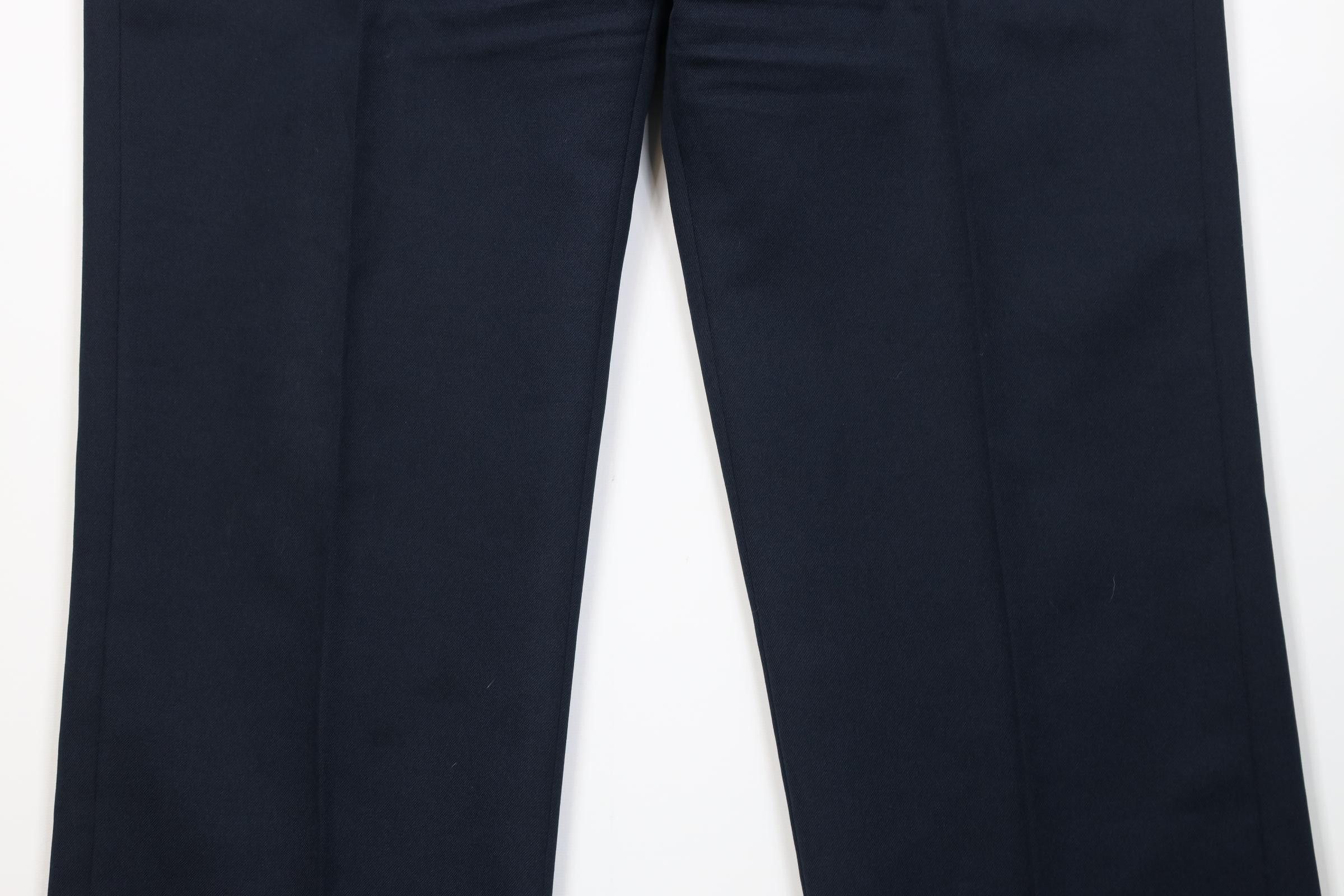 Vintage Vintage 70s Streetwear Flared Wide Leg Chino Pants Blue USA Size US 40 / EU 56 - 3 Thumbnail