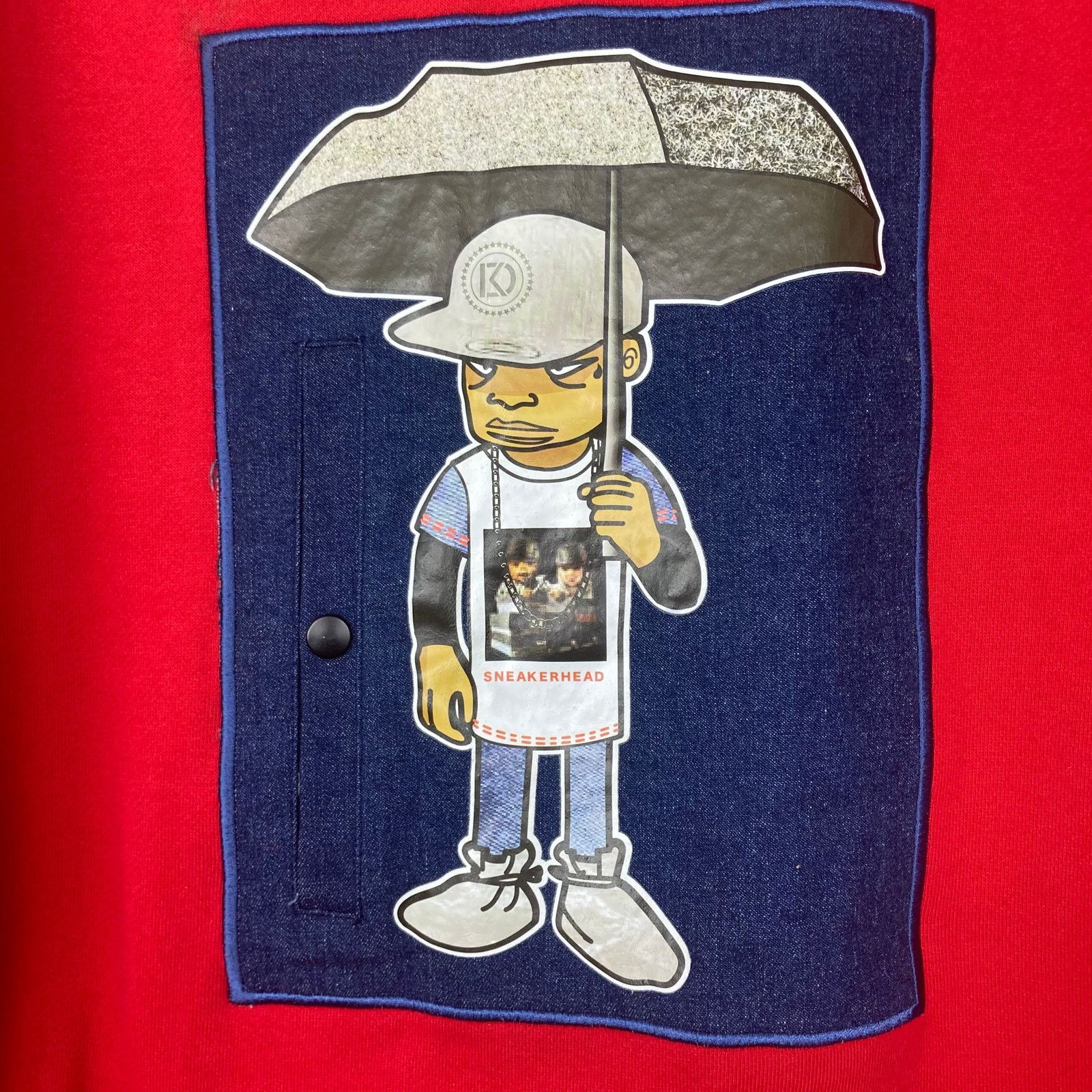 Other Koodoo Playground Sneakerhead Red Sweatshirt Denim Sz L Size US L / EU 52-54 / 3 - 2 Thumbnail